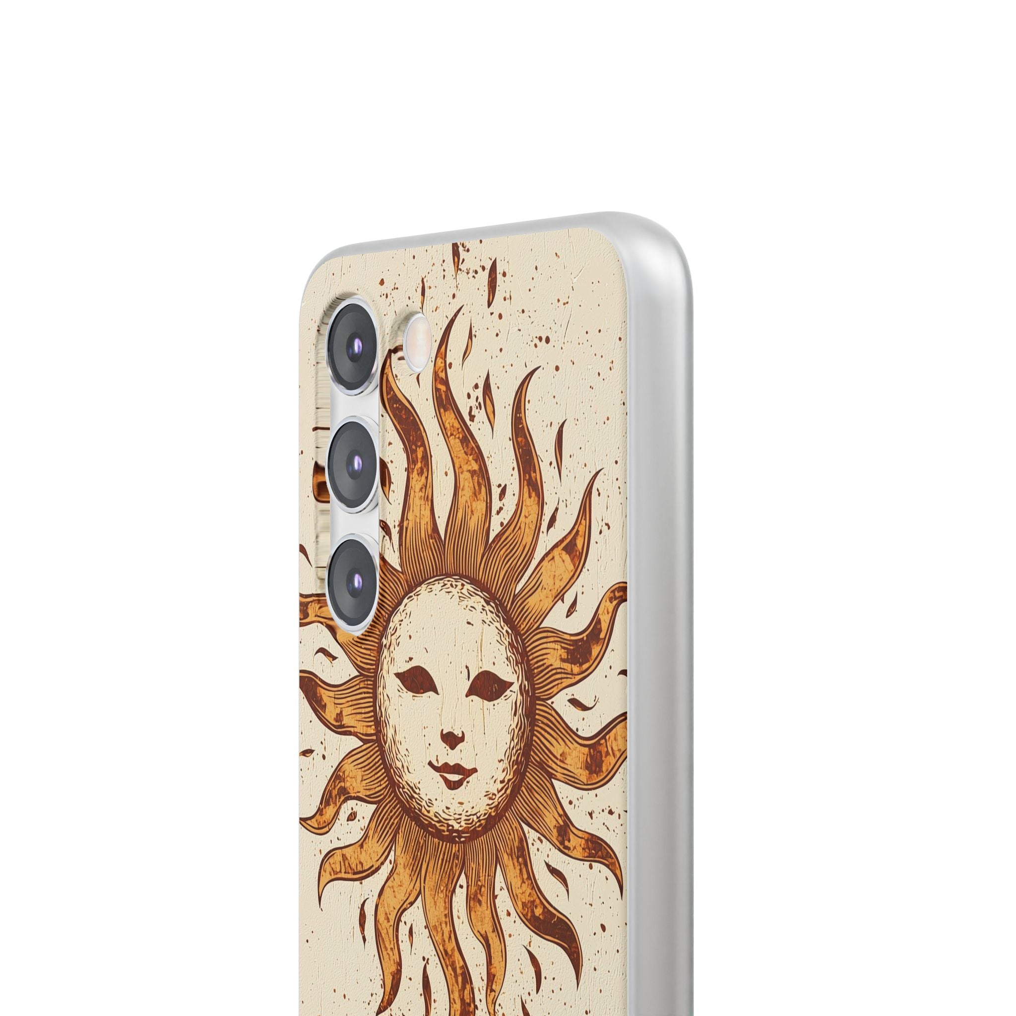 Rustic Solar Mask · Soft Phone Case for Samsung