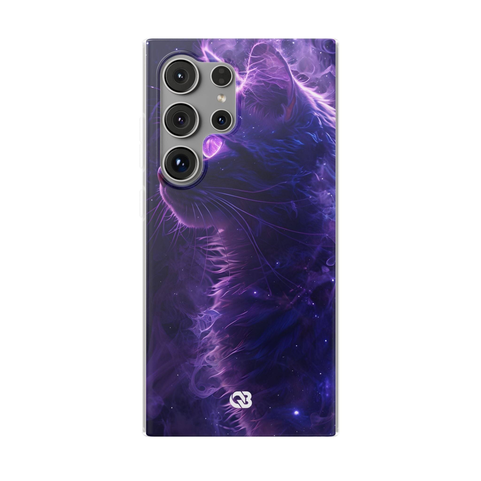Purple Void Feline · Soft Custodia per Samsung