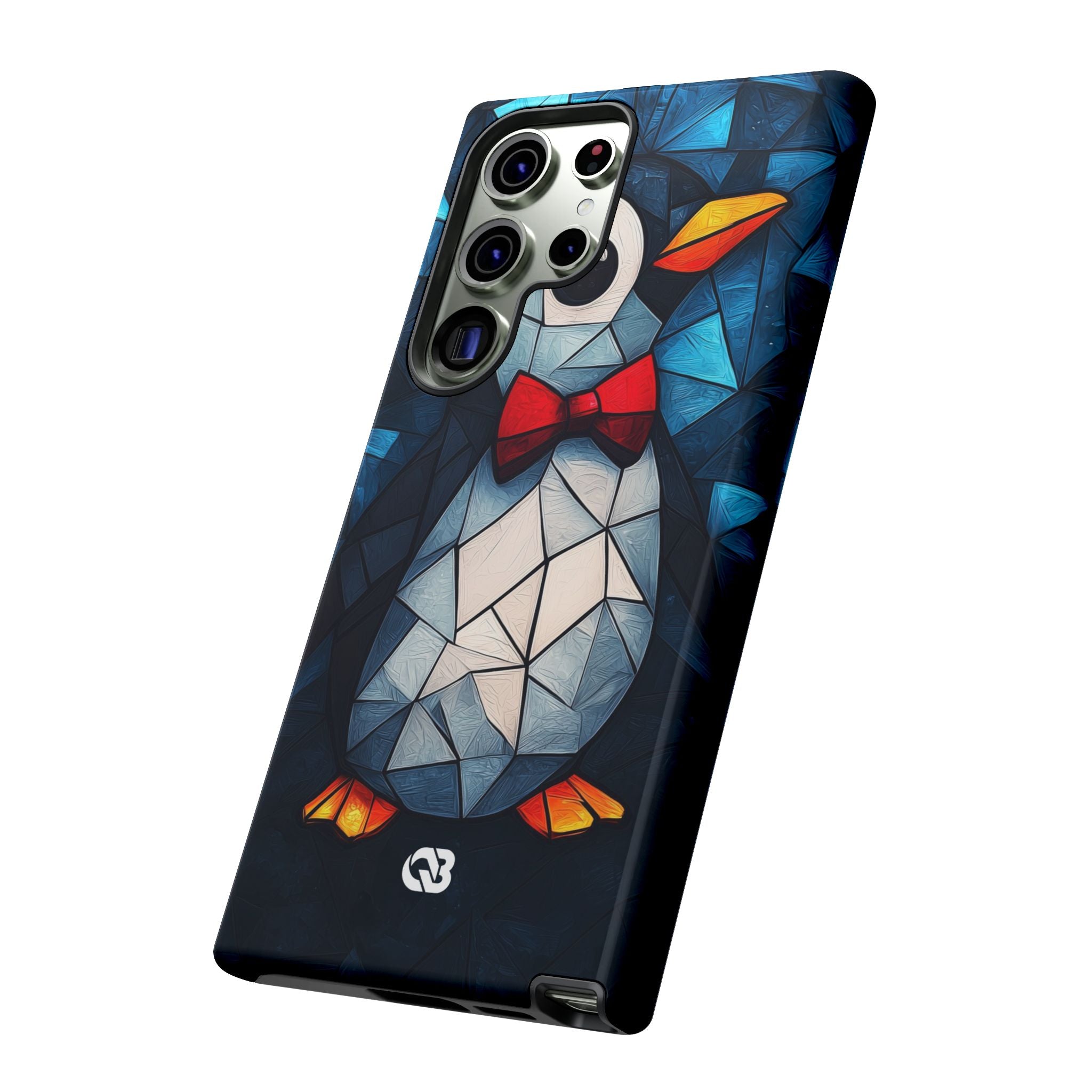 Mosaic Bowtie Penguin · Tough Hoesje voor Samsung