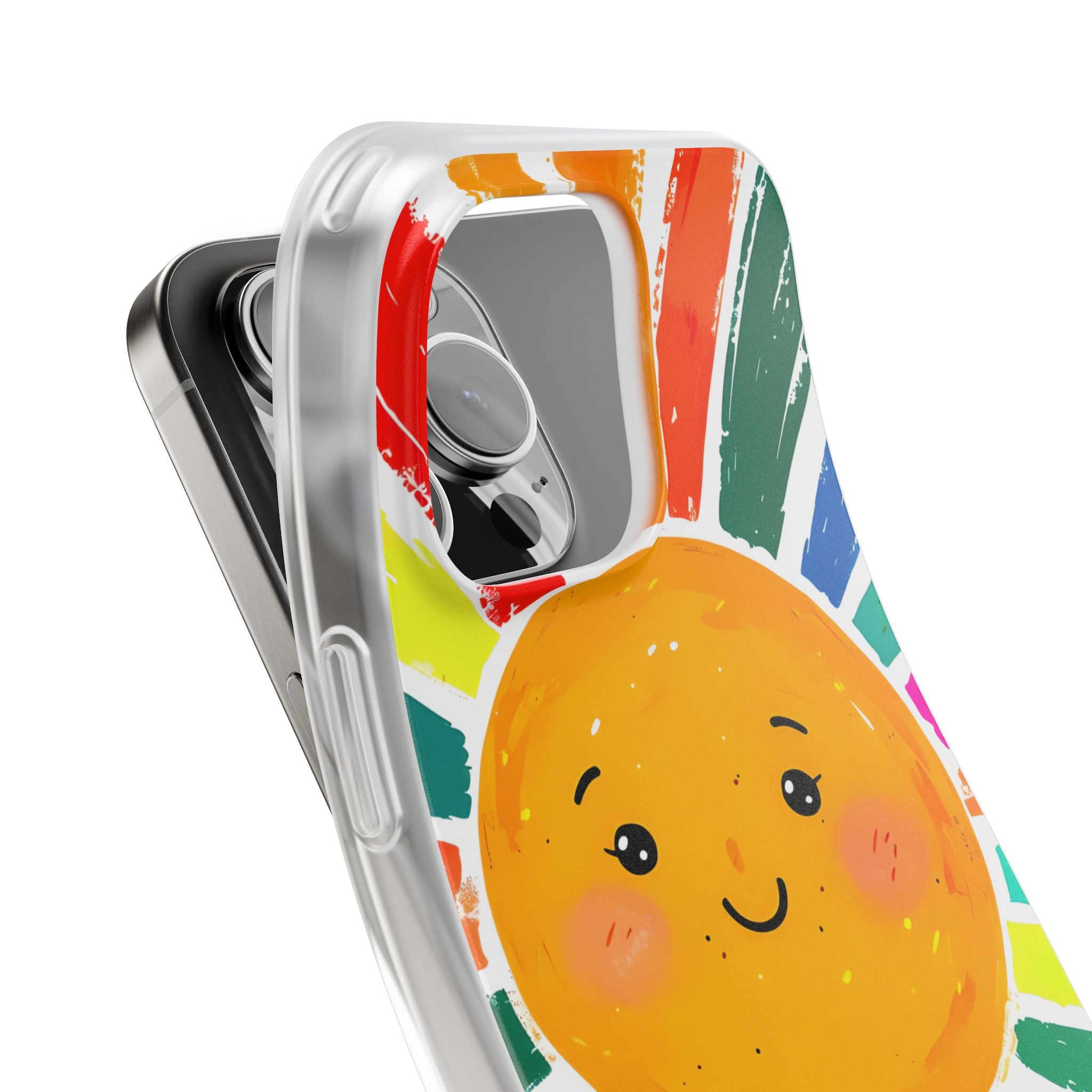 Vibrant Solar Smile · Soft Phone Case for iPhone