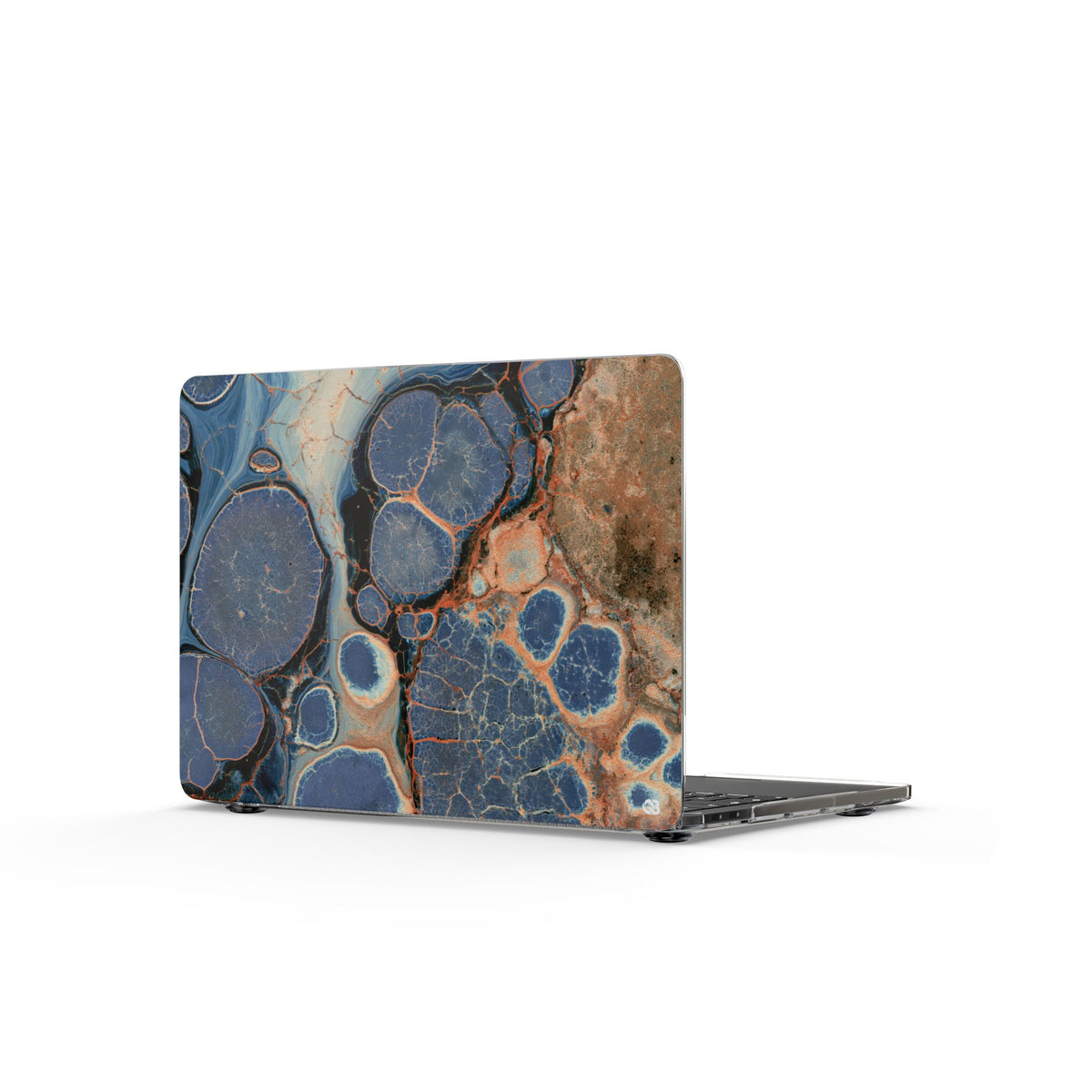 Astral Orb Resonance · Clear Hard Case for MacBook · Blue