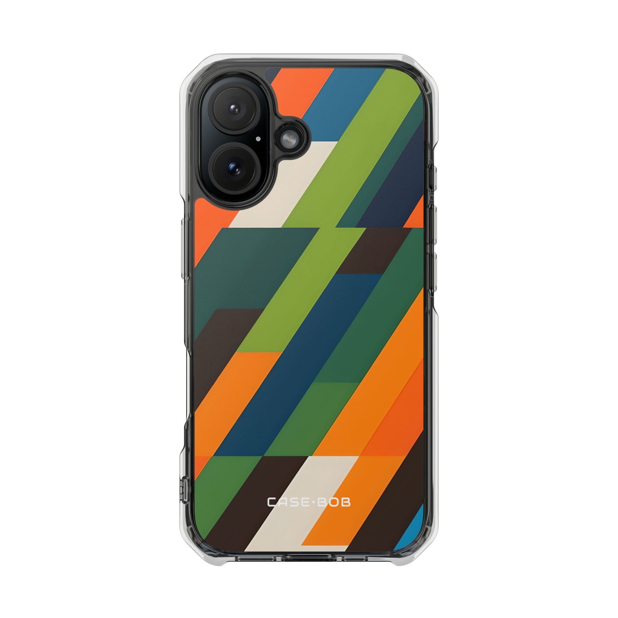 Diagonal Blaze iPhone 16 Case - Impact - CASE•BOB
