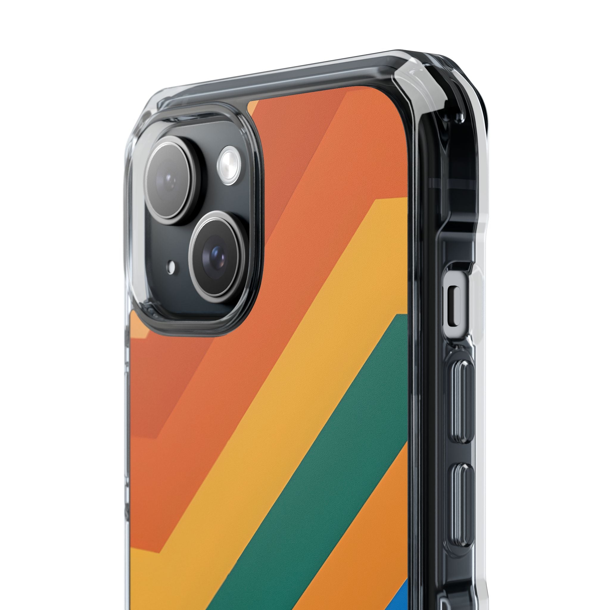 Retro Ridge Lines · Impact Custodia per iPhone · Magsafe