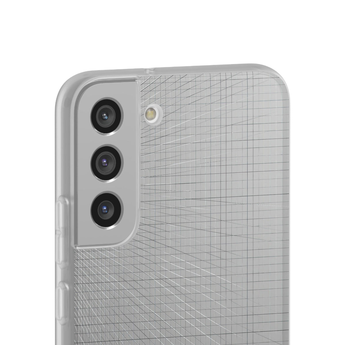 Grey Lite Phone Case for Samsung - Chrome Mesh Warp