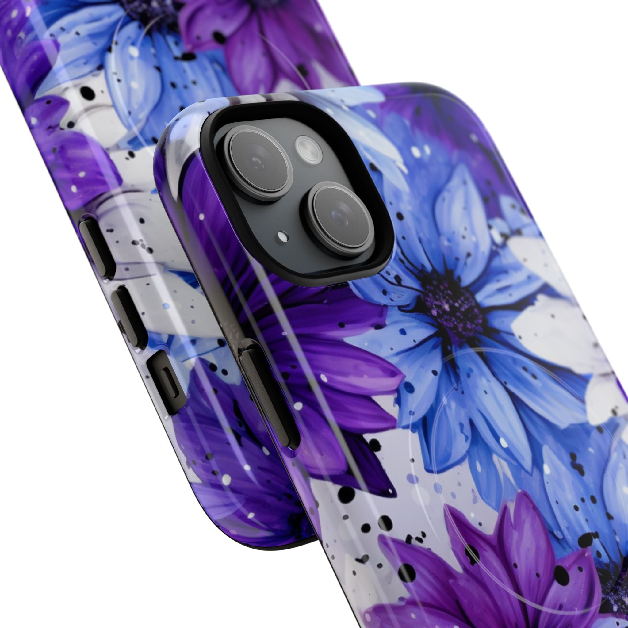 Ink Splatter Blooms · Tough+ Custodia per iPhone · Magsafe