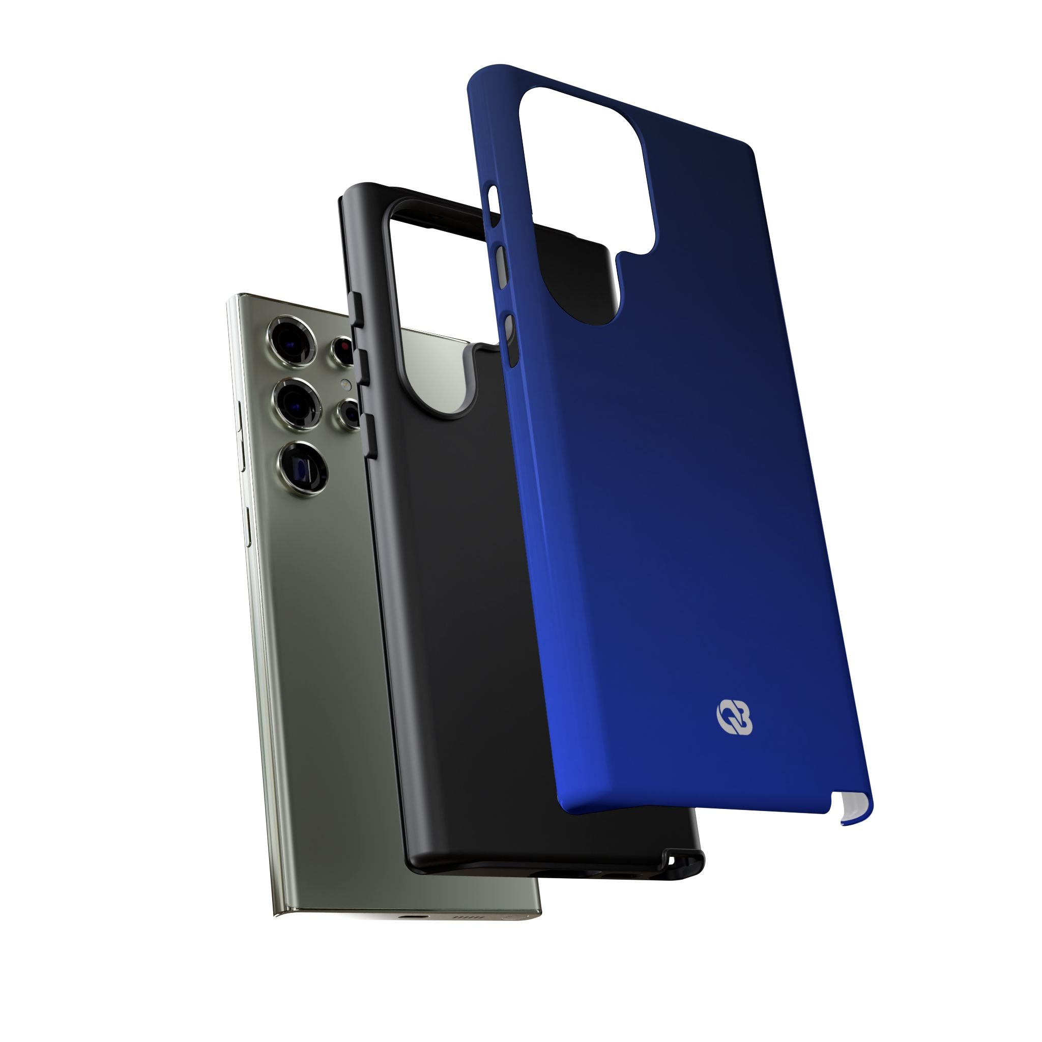 Blue Tough Phone Case for Samsung - Cobalt Depth Shift