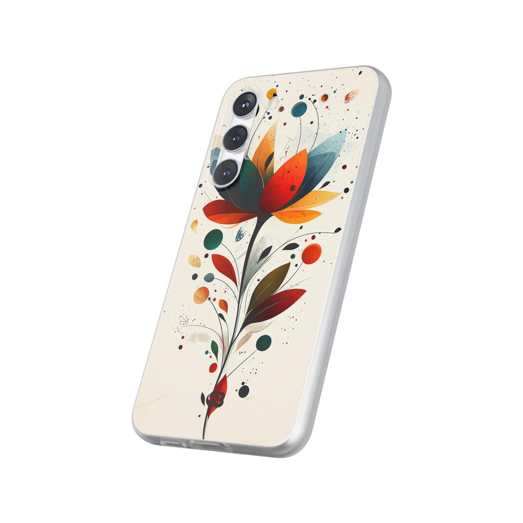 Burnt Petal Abstract · Soft Handyhülle für Samsung