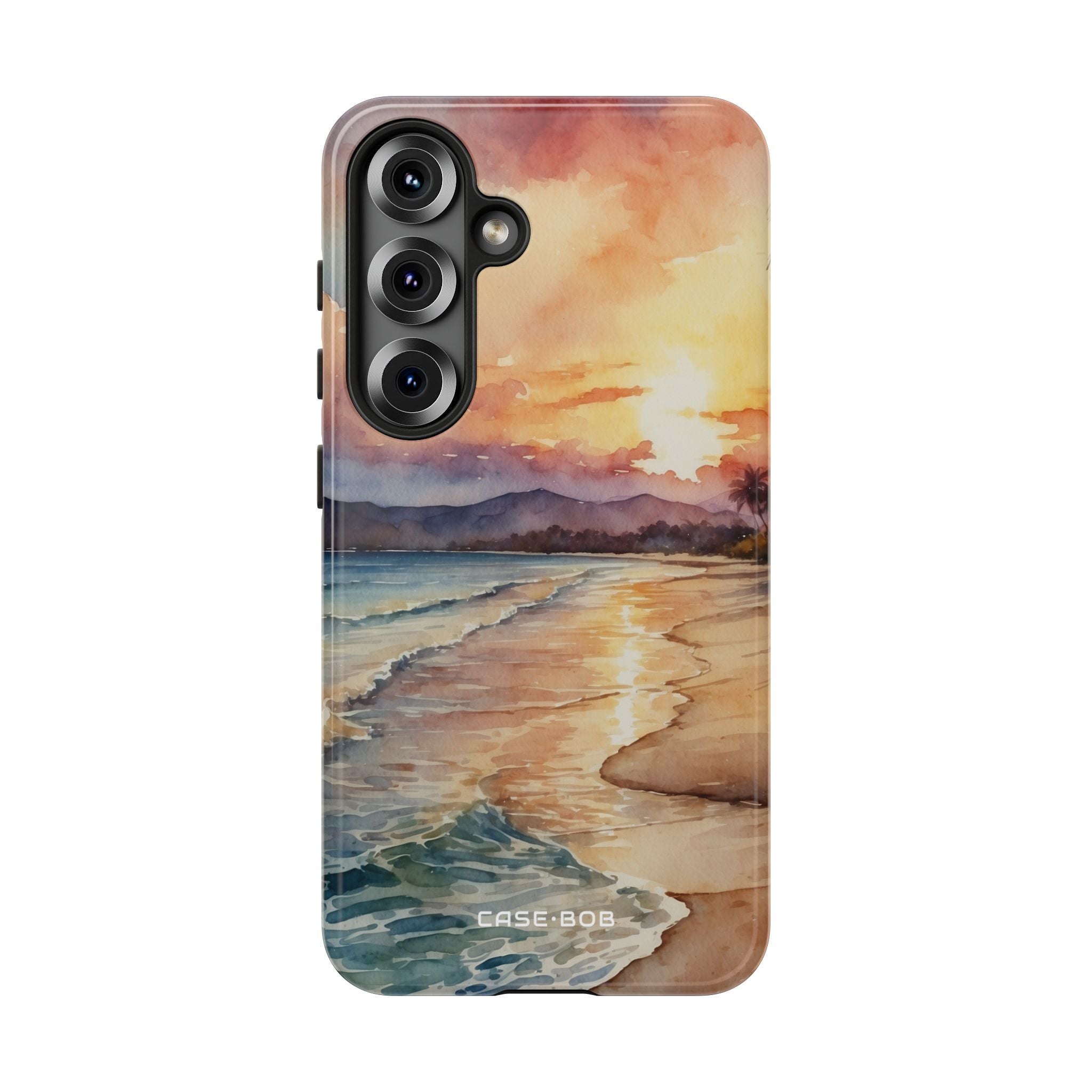 Sonnenuntergangsreflexion Samsung S25 Case - Tough