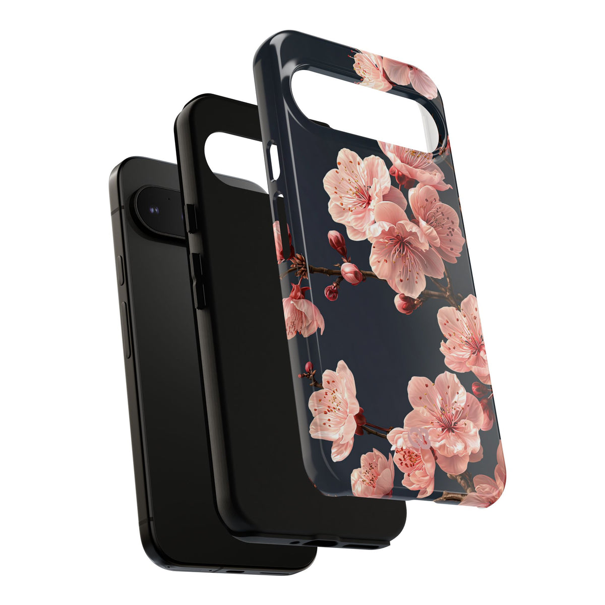 Midnight Sakura Bloom · Tough Phone Case for Pixel · Pink