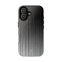Grey Tough 2.0 Magsafe Phone Case for iPhone - Static Vertical Dither
