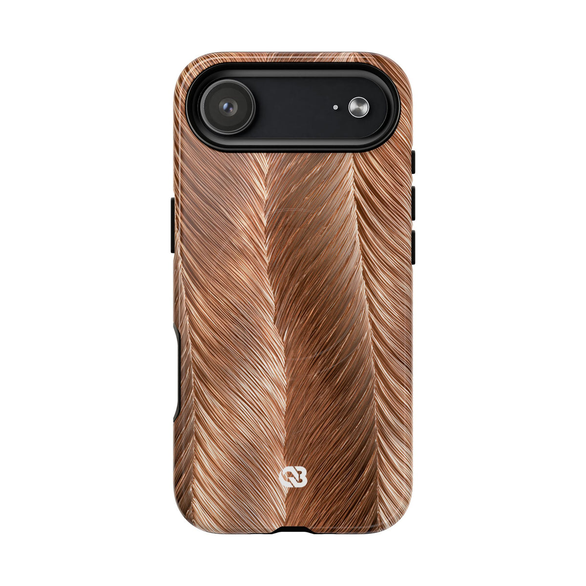 Rose Gold Weave · Tough 2.0 Magnetic Phone Case for iPhone · Brown
