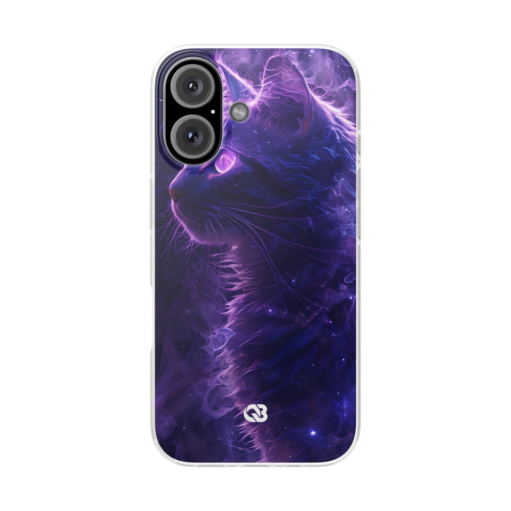 Purple Void Feline · Soft Custodia per iPhone