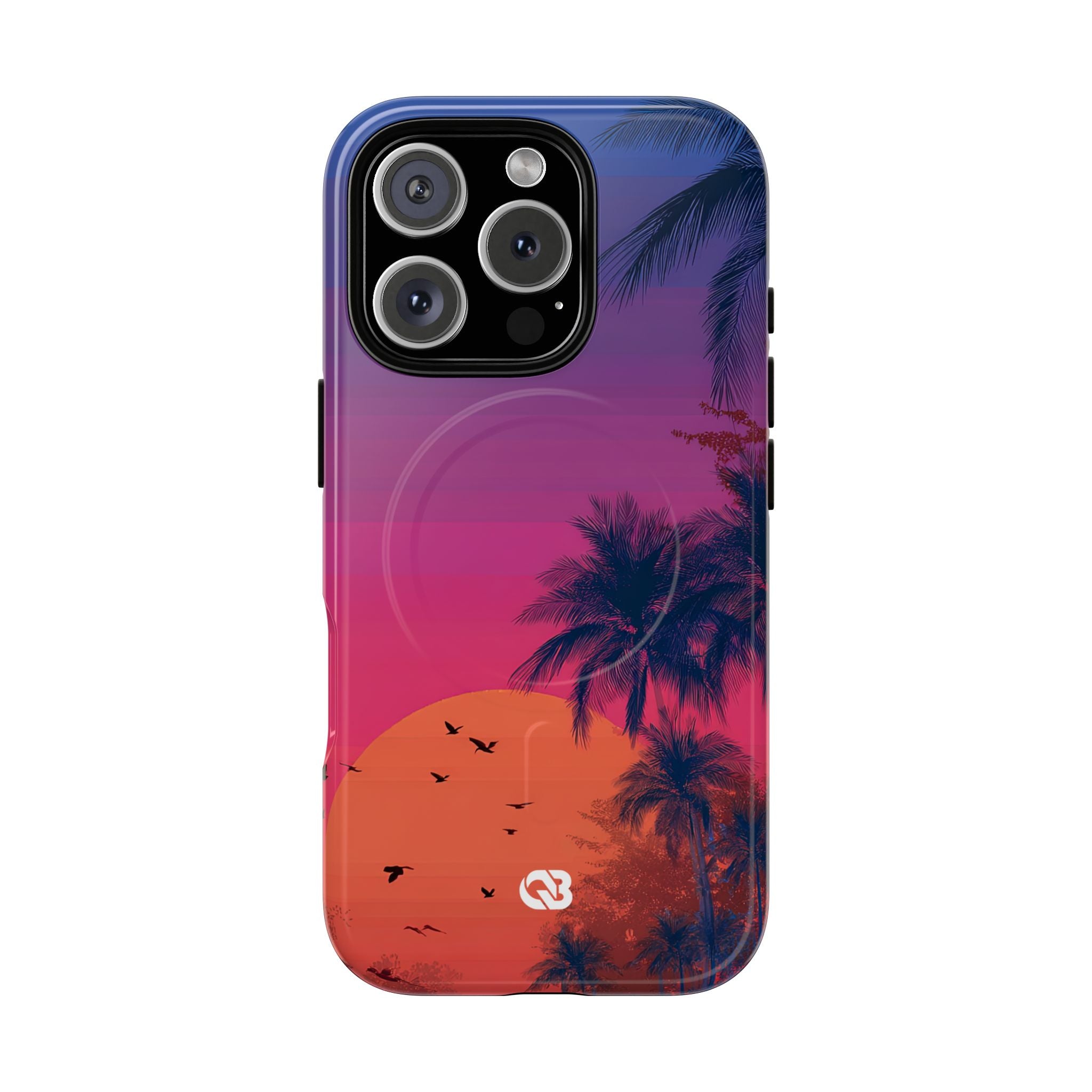 Neon Horizon Palms · Tough+ Telefoncover til iPhone · Magsafe