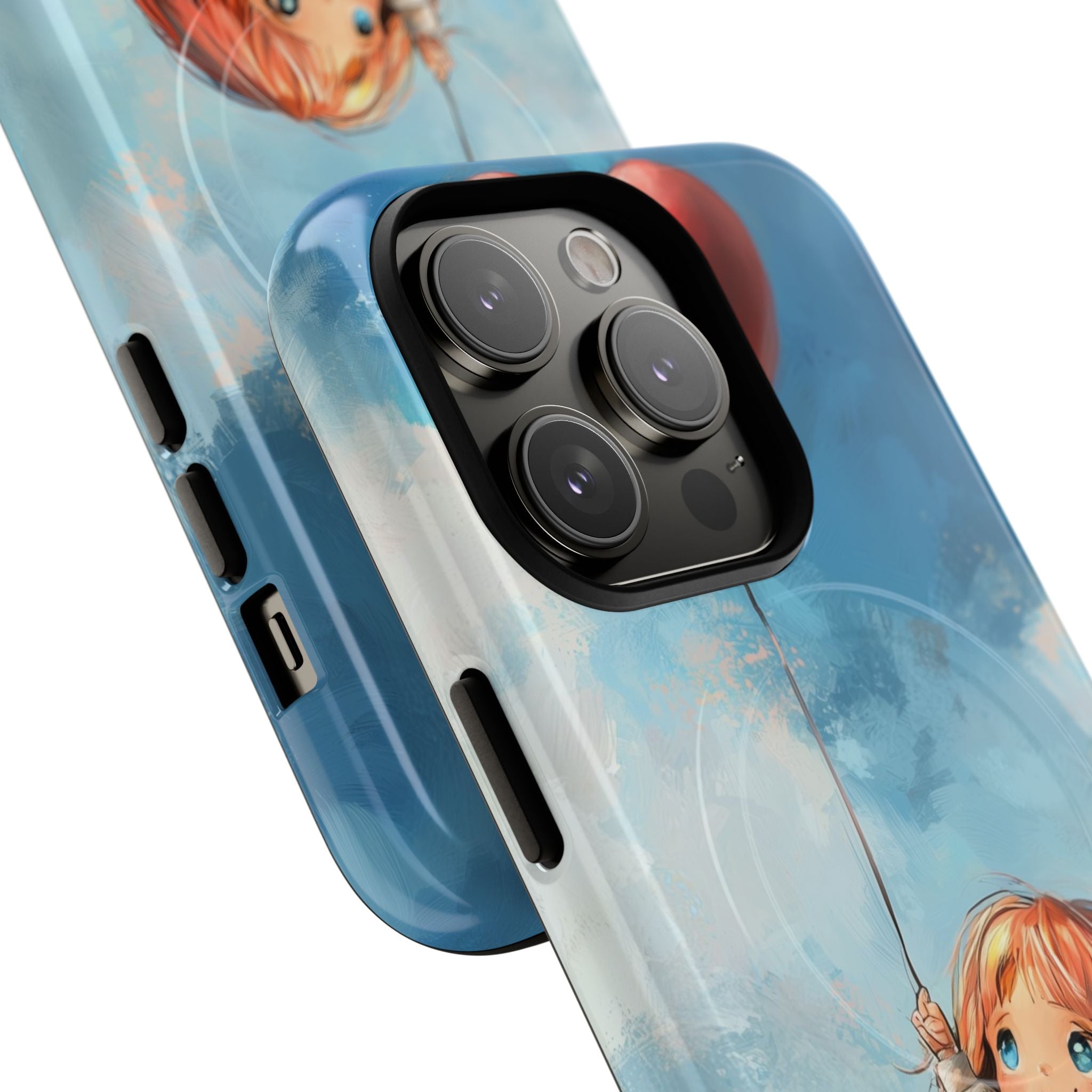 Crimson Heart Sky · Tough+ Coque de téléphone pour iPhone · Magsafe