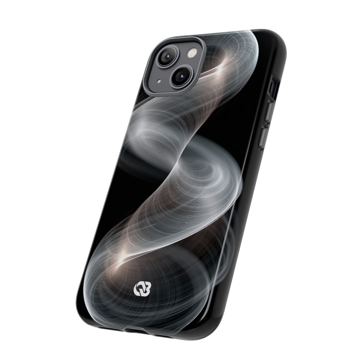 Luminous Vortex · Tough Phone Case for iPhone · Black
