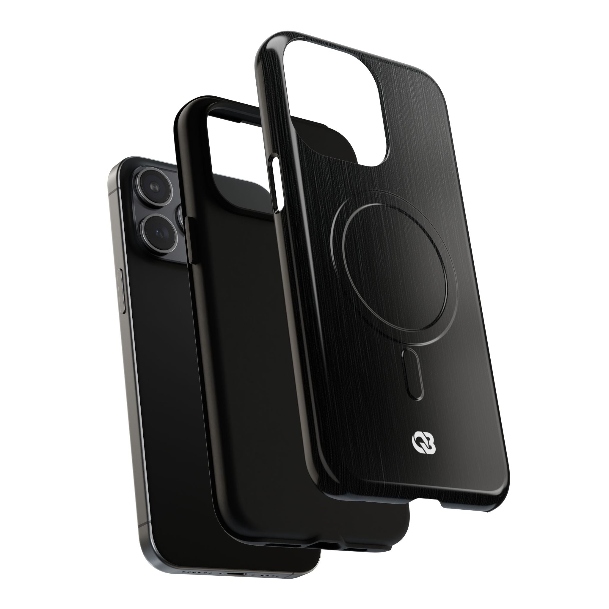 Black Tough 2.0 Magsafe Phone Case for iPhone - Brushed Obsidian Slate