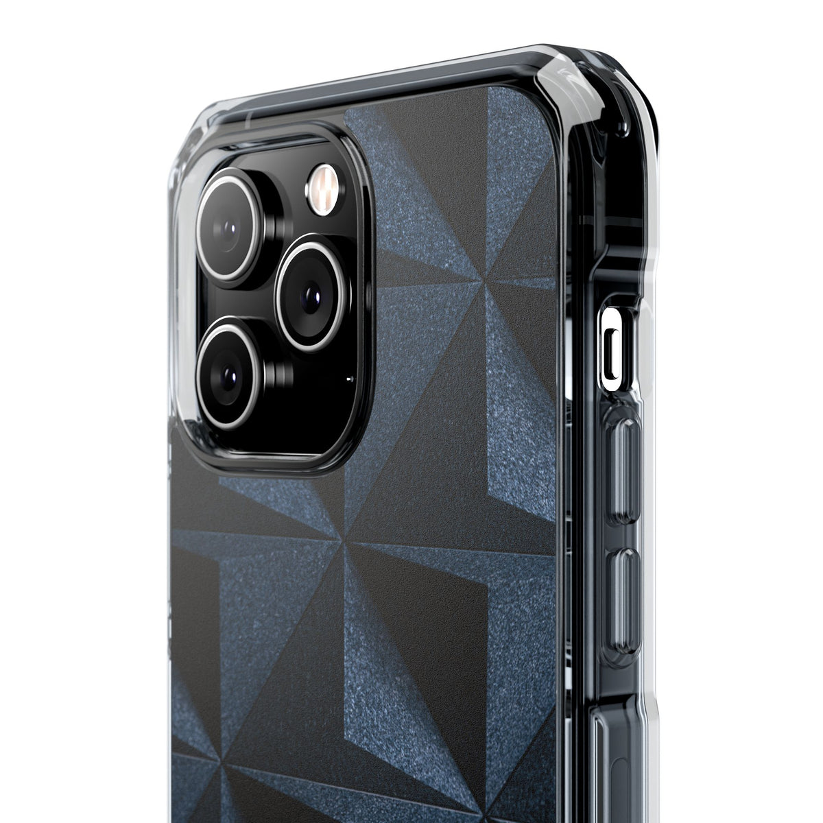 Blue Impact MagSafe Phone Case for iPhone - Indigo Basalt Facets