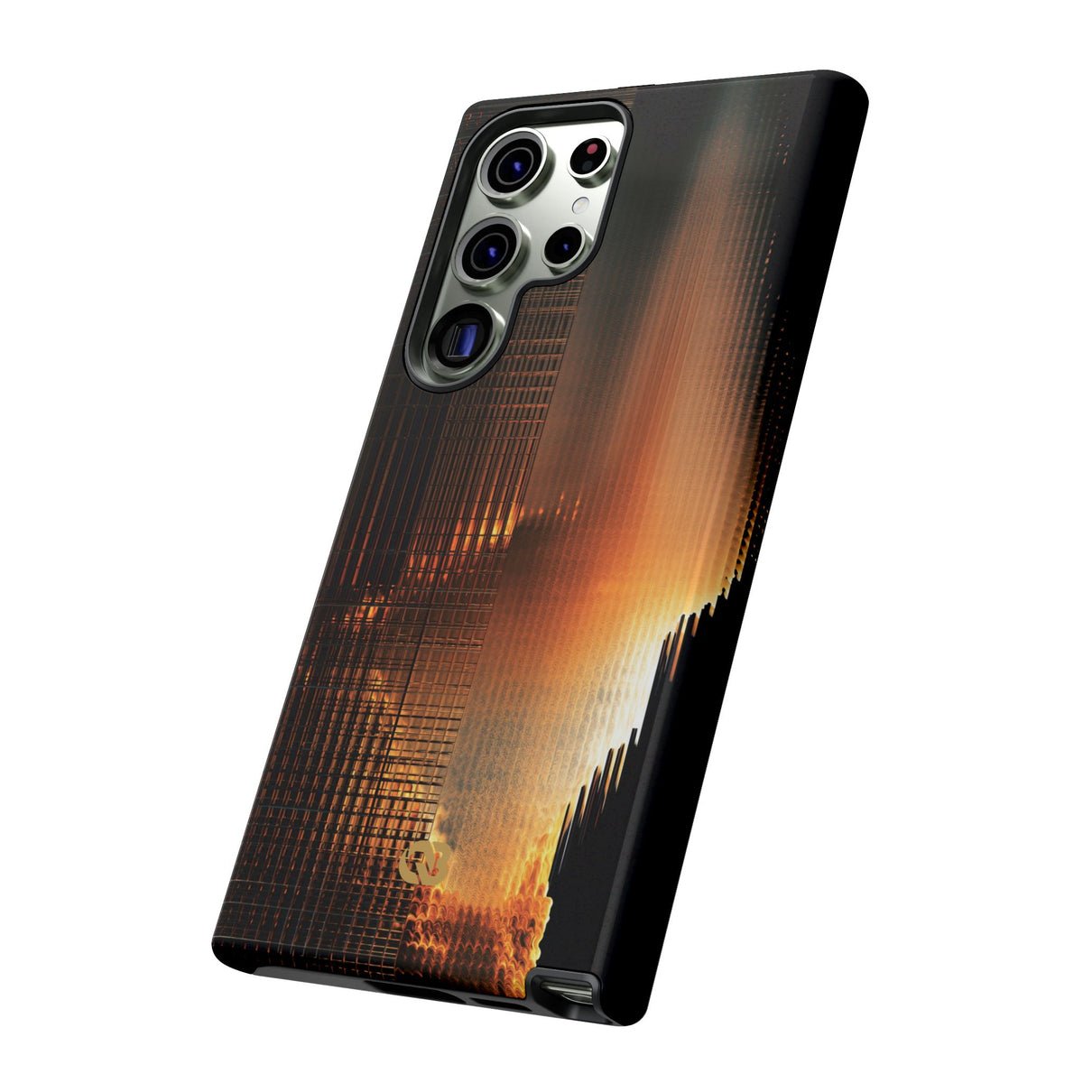 Luminous Grid · Tough Phone Case for Samsung · Black
