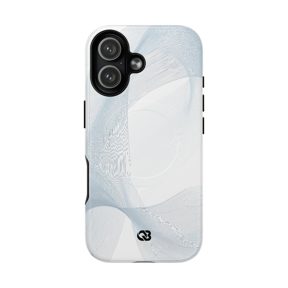 Glacial Contour Waves · Tough 2.0 Magnetic Phone Case for iPhone · White