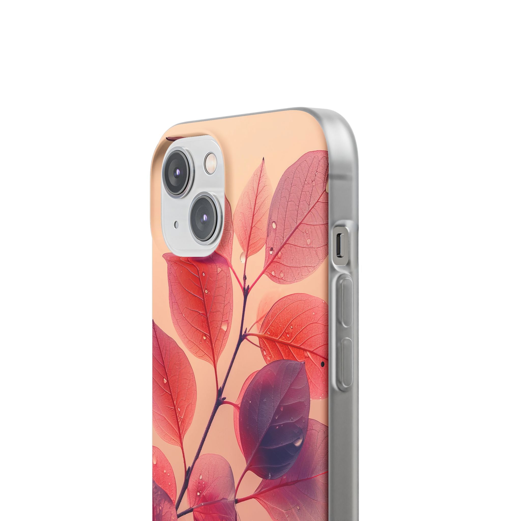 Dewy Magenta Foliage · Soft Coque de téléphone pour iPhone