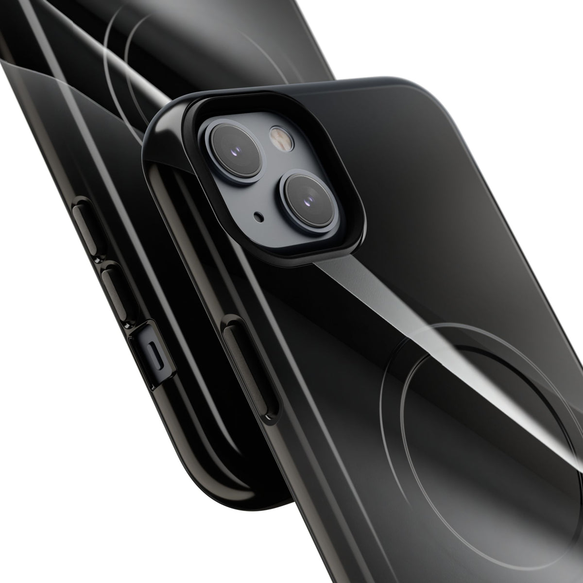 Obsidian Ridge · Tough 2.0 Magnetic Phone Case for iPhone · Black
