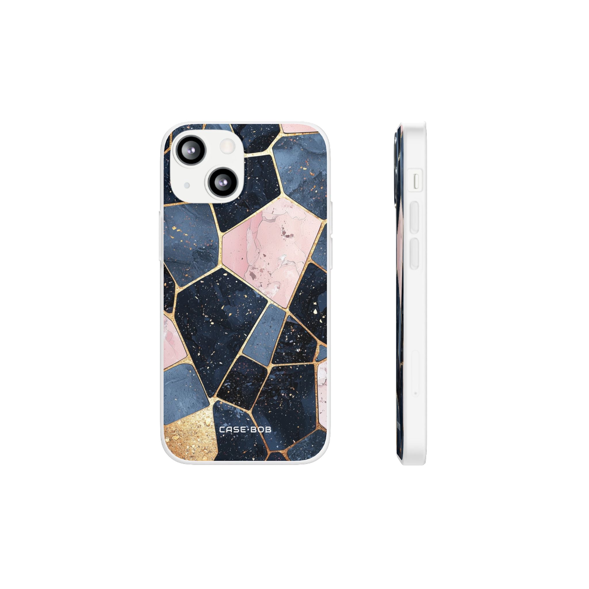 Golden Mosaic iPhone 13 mini Case - Soft