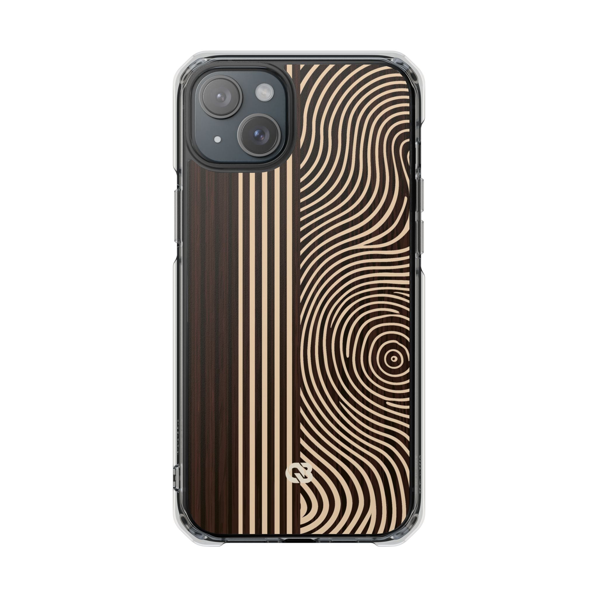 Brown Impact MagSafe Phone Case for iPhone - Espresso Sand Ridge