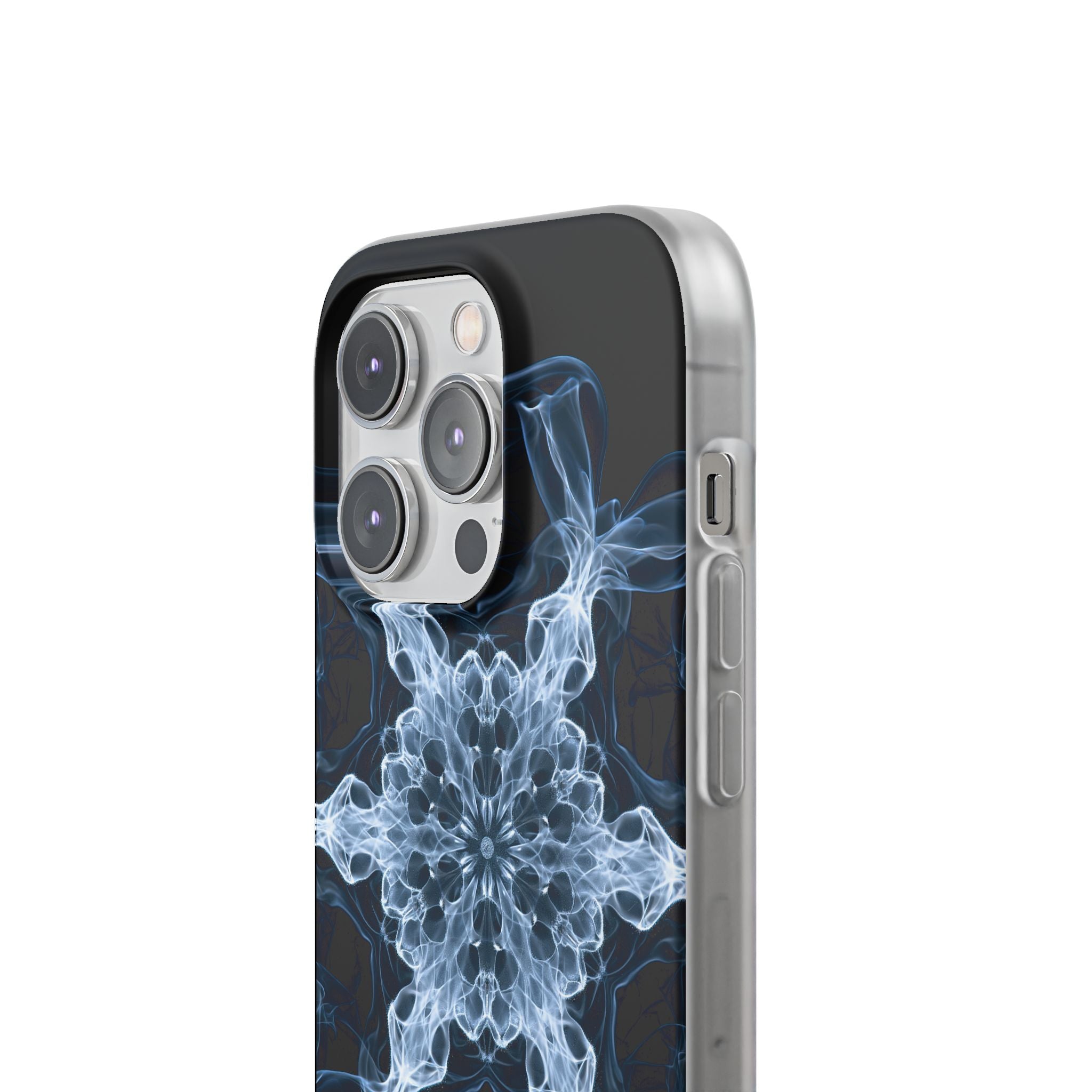 Blue Lite Phone Case for iPhone - Glacial Smoke Crown