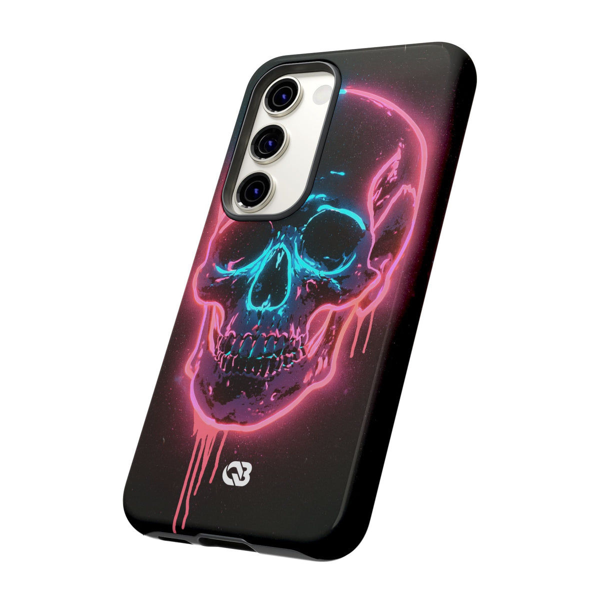 Neon Drip Skull · Tough Phone Case for Samsung · Black