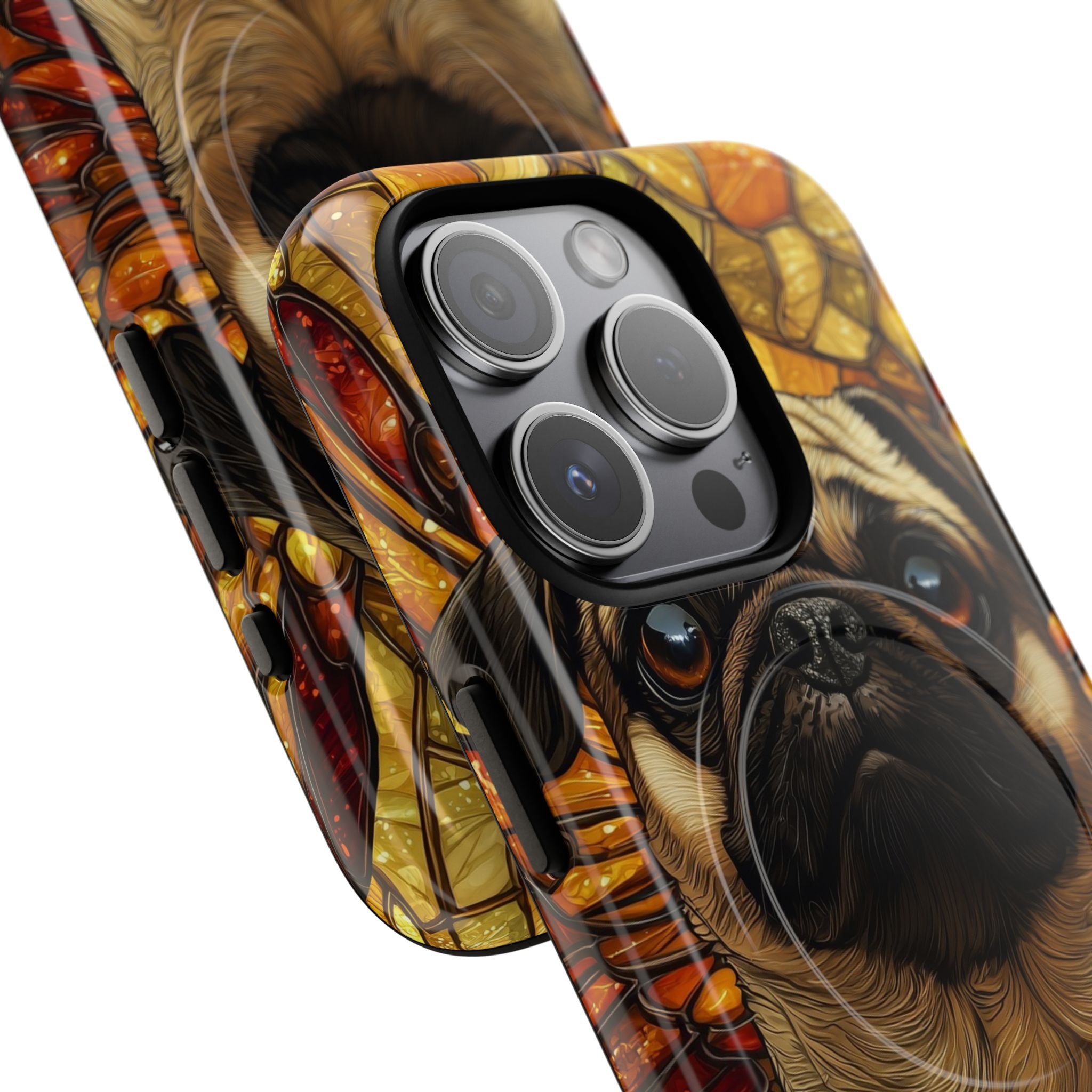 Amber Pug Divinità · Tough+ Custodia per iPhone · Magsafe