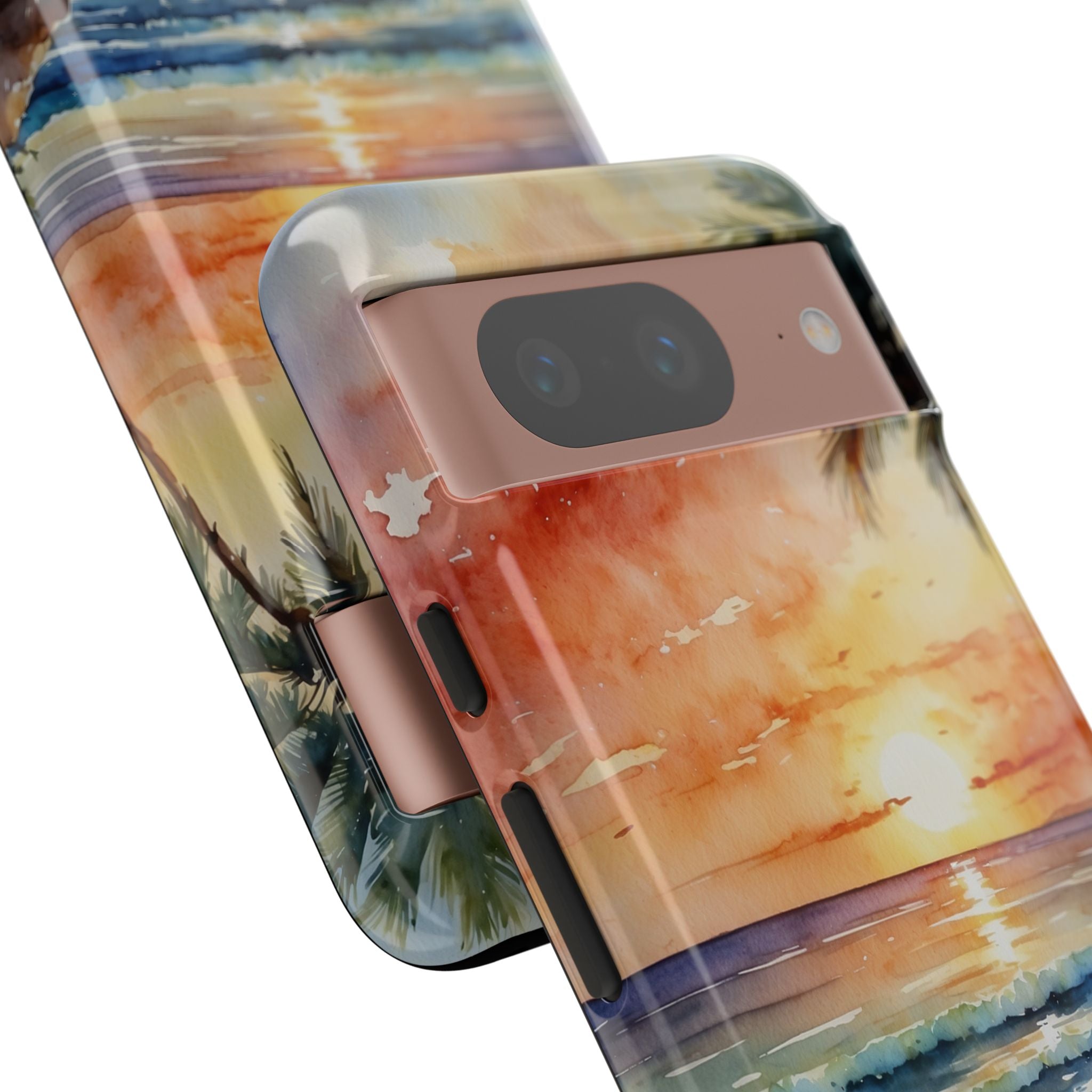Sunset Palm Google Pixel 8 Case - Tough