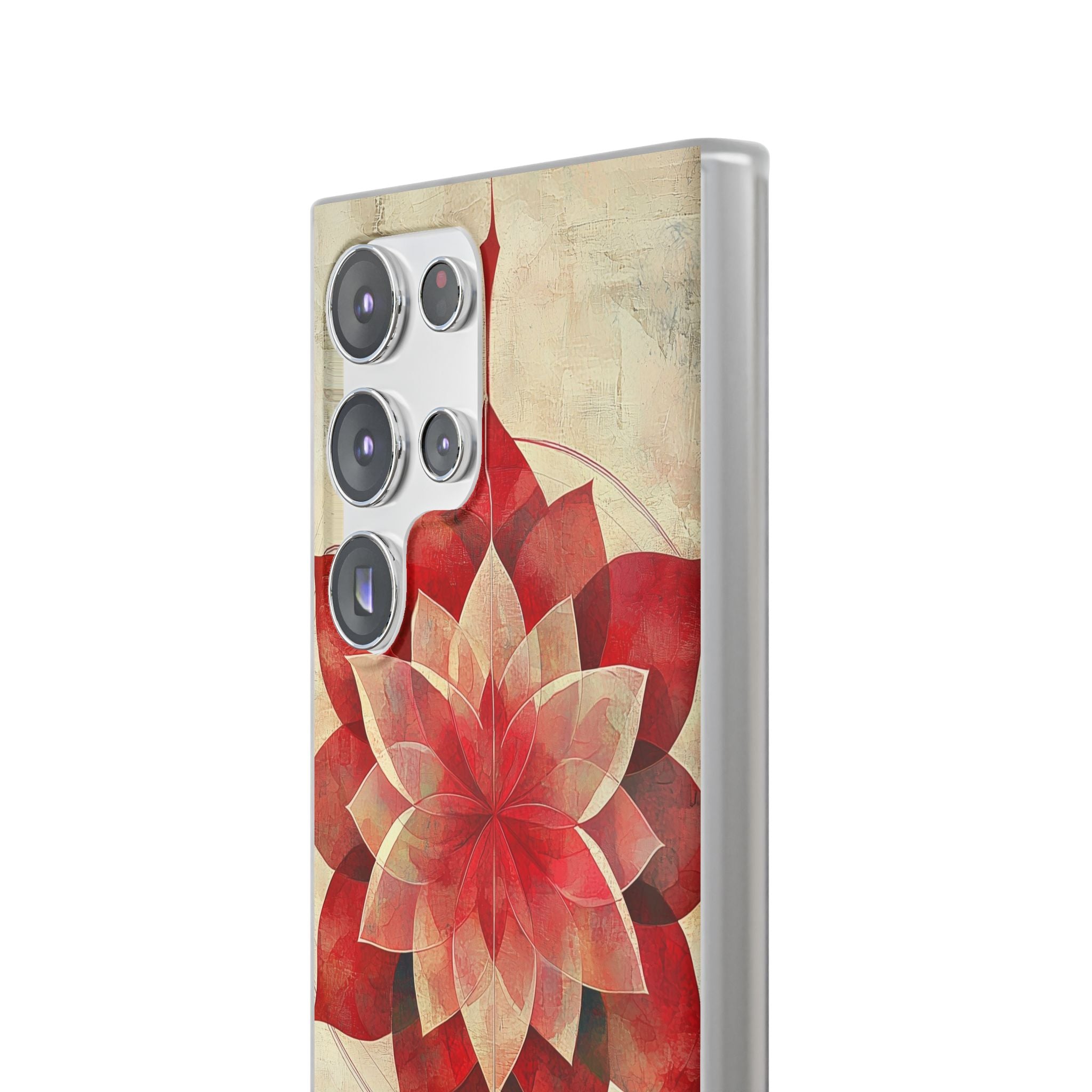 Crimson Petal Peak · Soft Phone Case for Samsung