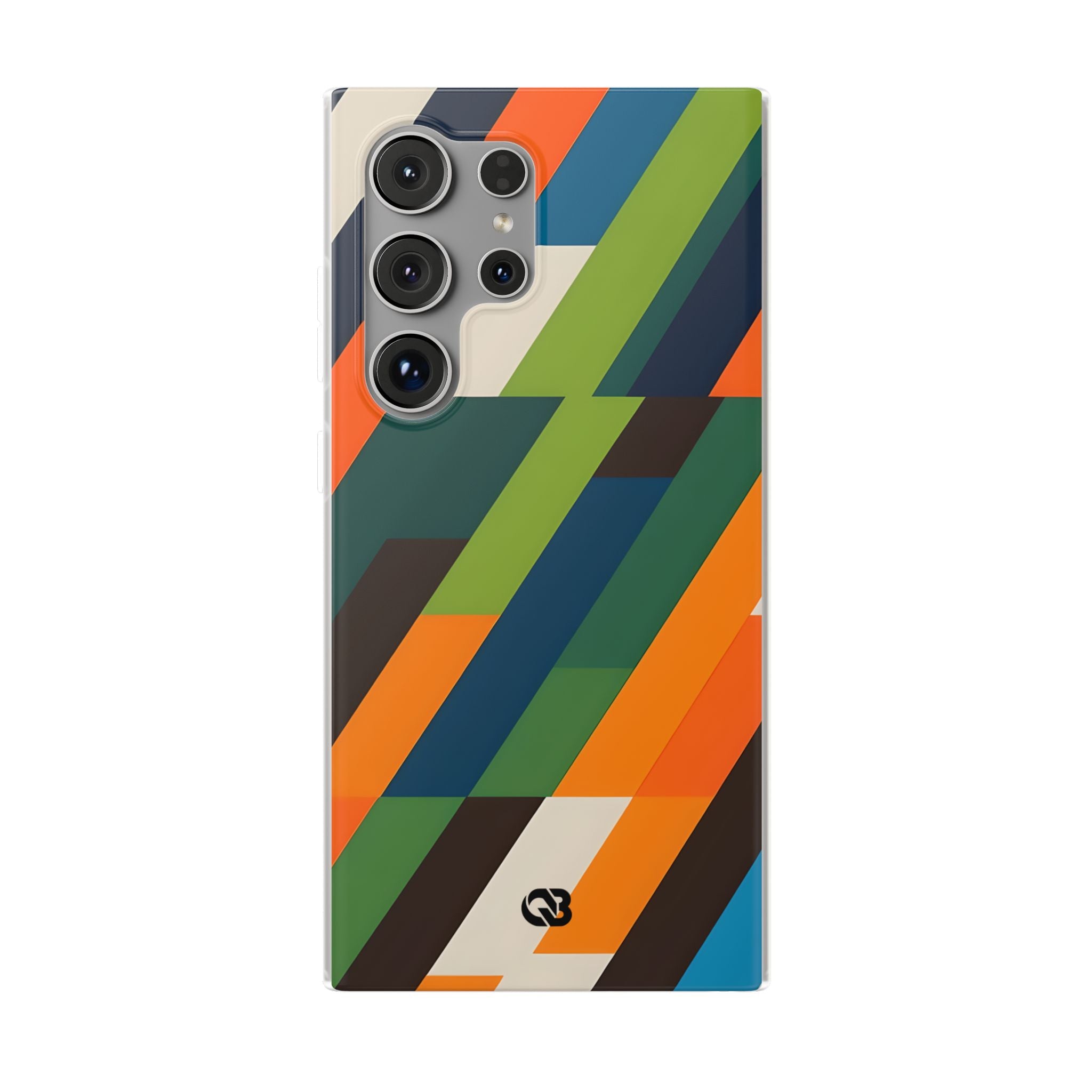 Angled Retro Mosaic · Soft Custodia per Samsung