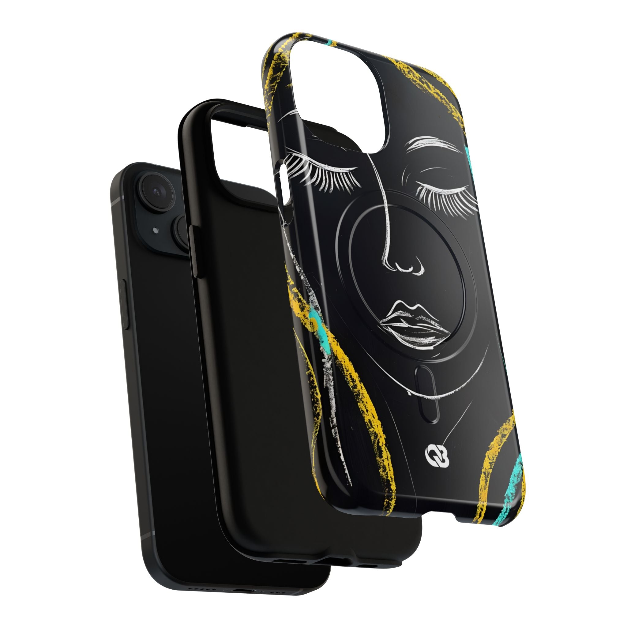 Obsidian Chalk Portrait · Tough+ Magsafe