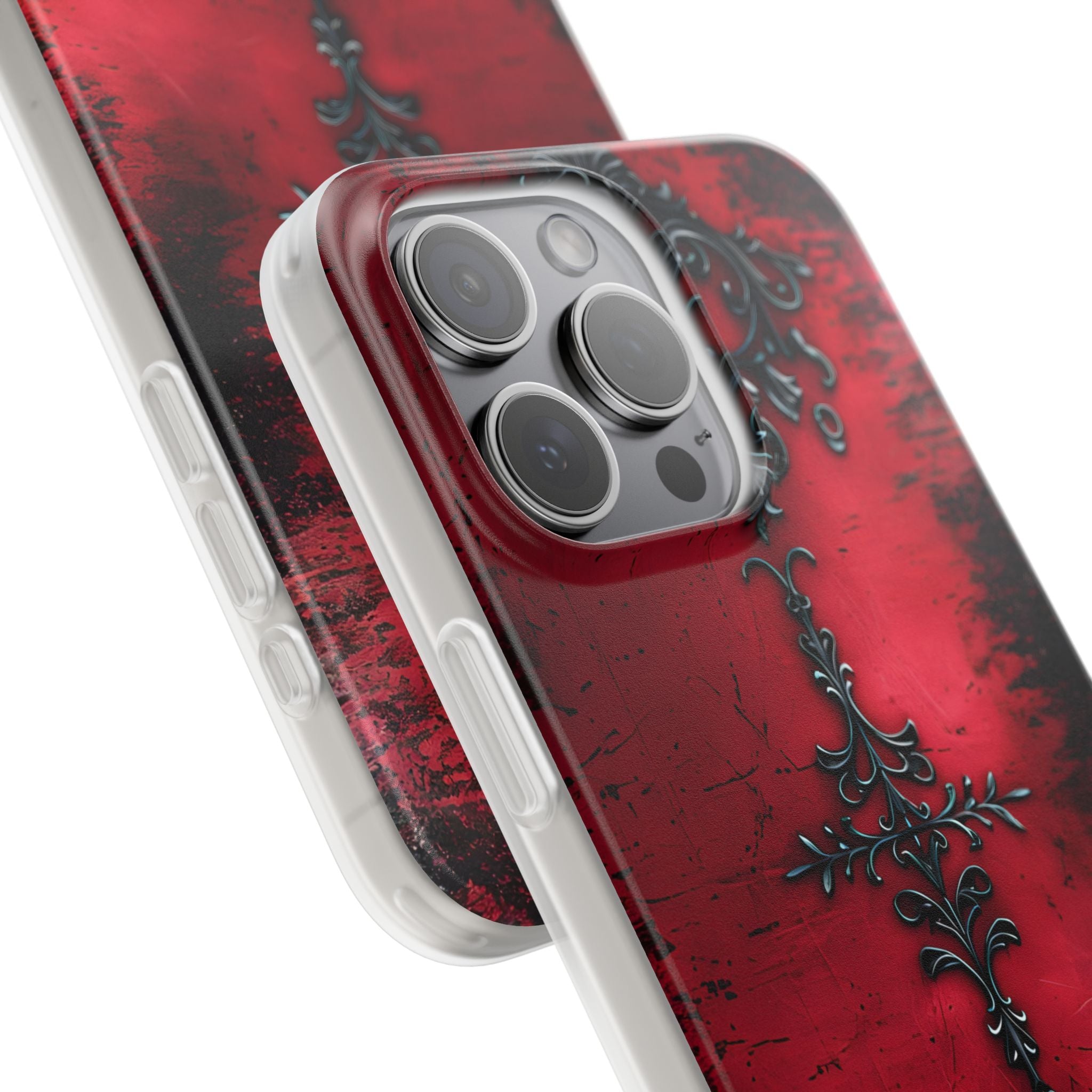 Crimson Gothic Filigree · Soft