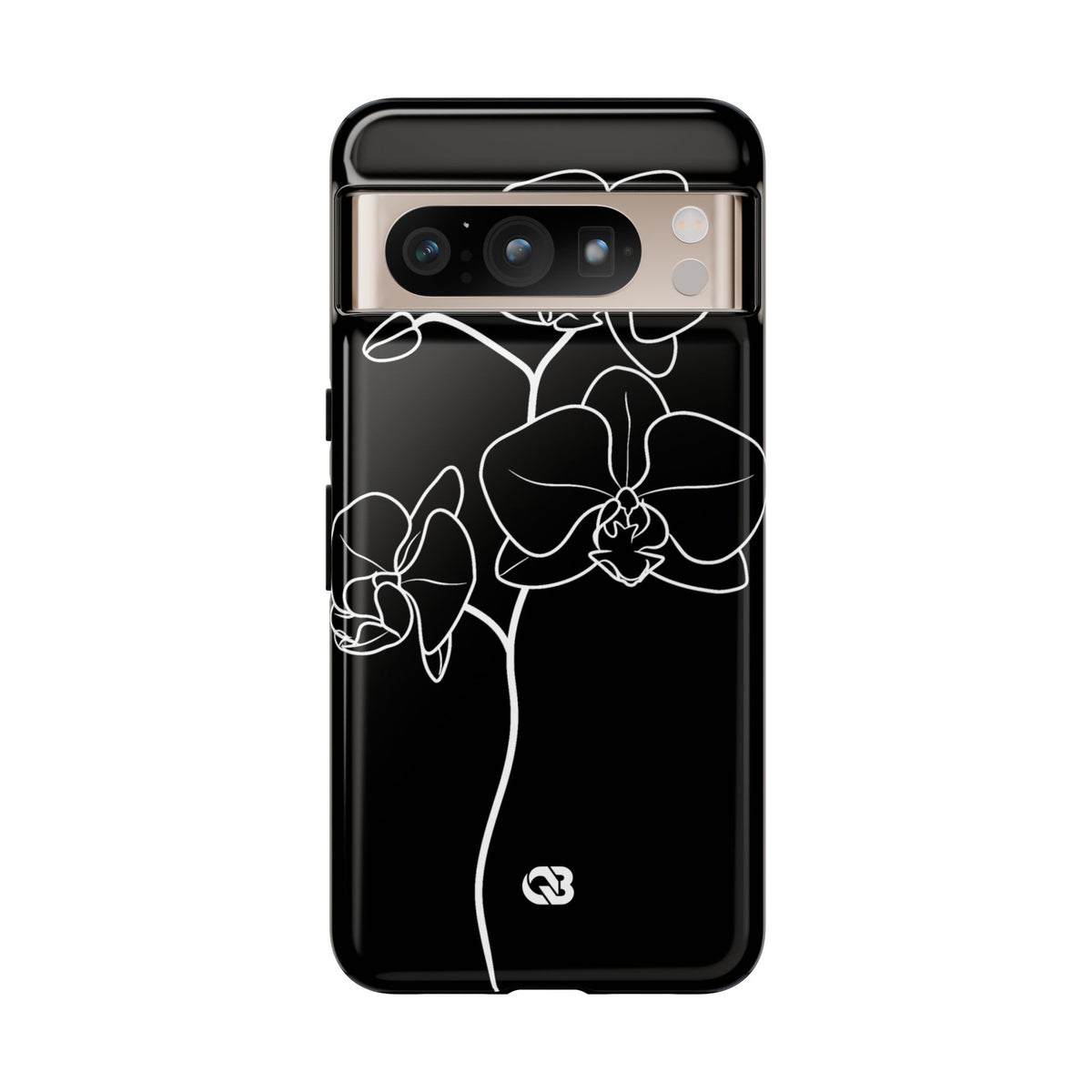 Midnight Orchid · Tough Phone Case for Pixel · Black