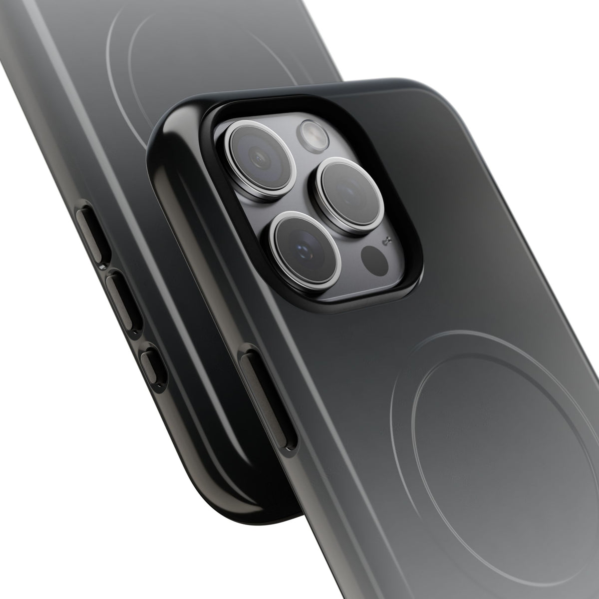 Noir Ombre Fade · Tough 2.0 Magnetic Phone Case for iPhone · Black