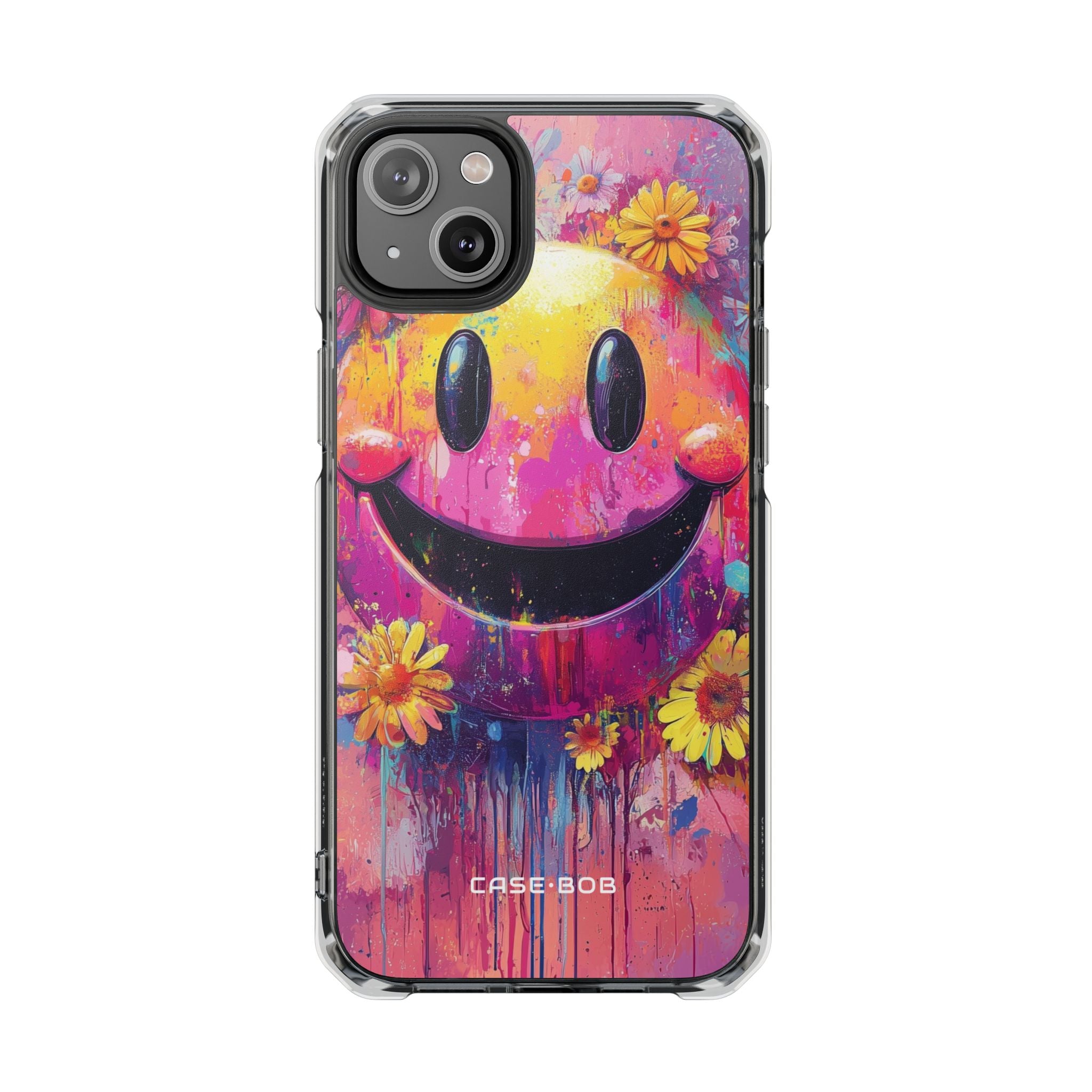Smiley Bloom iPhone 14 Plus Case - Impact