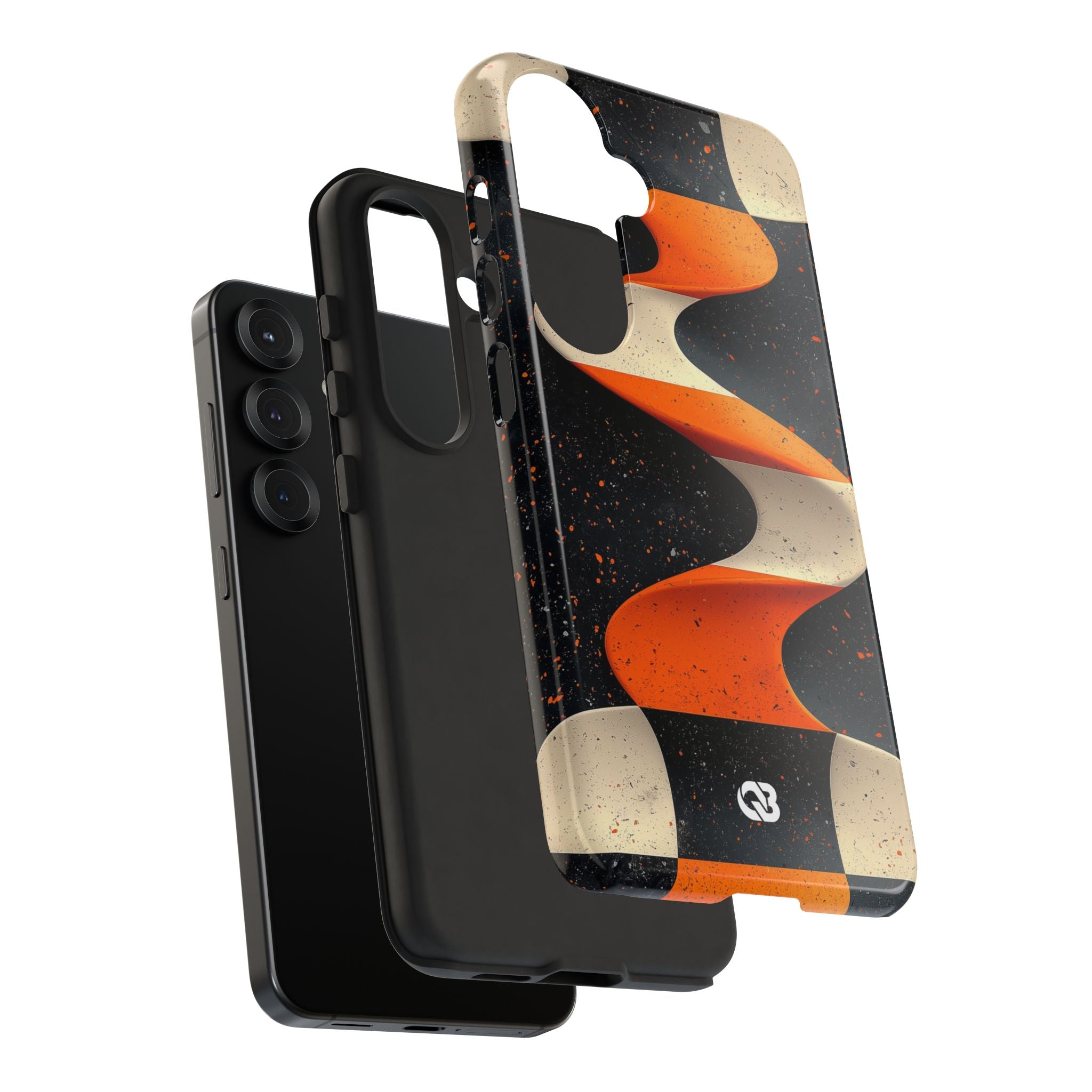 Orange Grit Twist · Tough Phone Case for Samsung