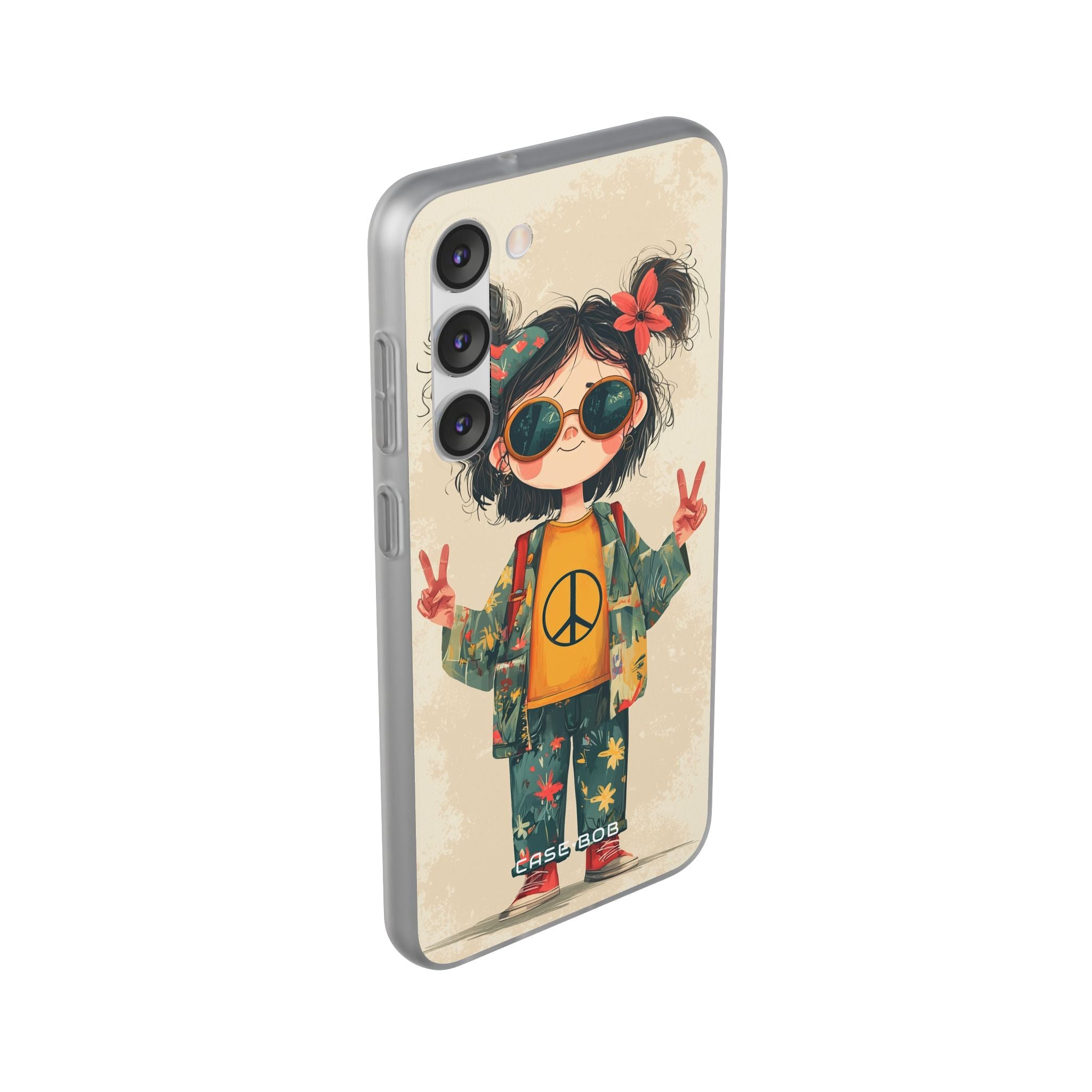 Peace Pigtails Samsung S23 Plus Case - Soft
