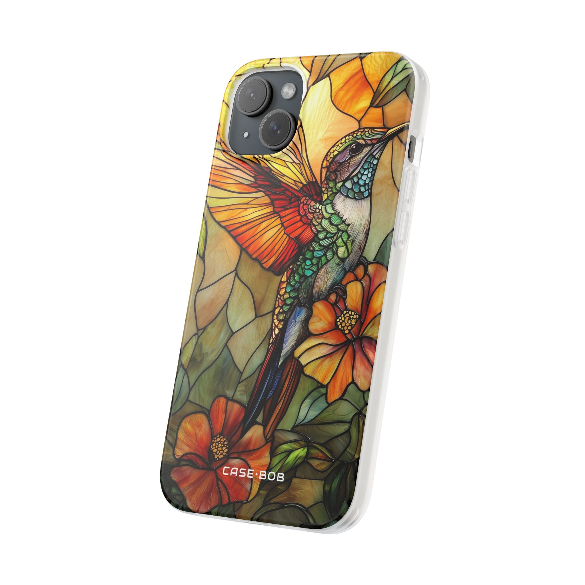 Hummingbird Radiance iPhone 15 Plus Cover - Soft