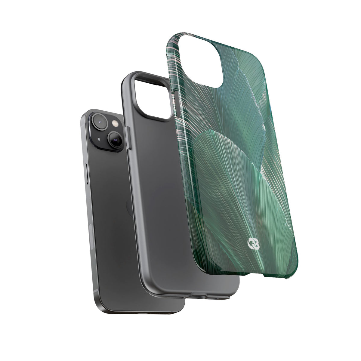 Translucent Fan Palm · Tough Phone Case for iPhone · Teal