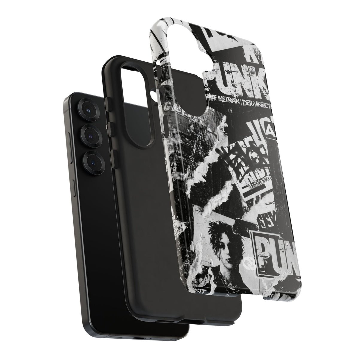 Underground Punk Collage · Tough Phone Case for Samsung · Black