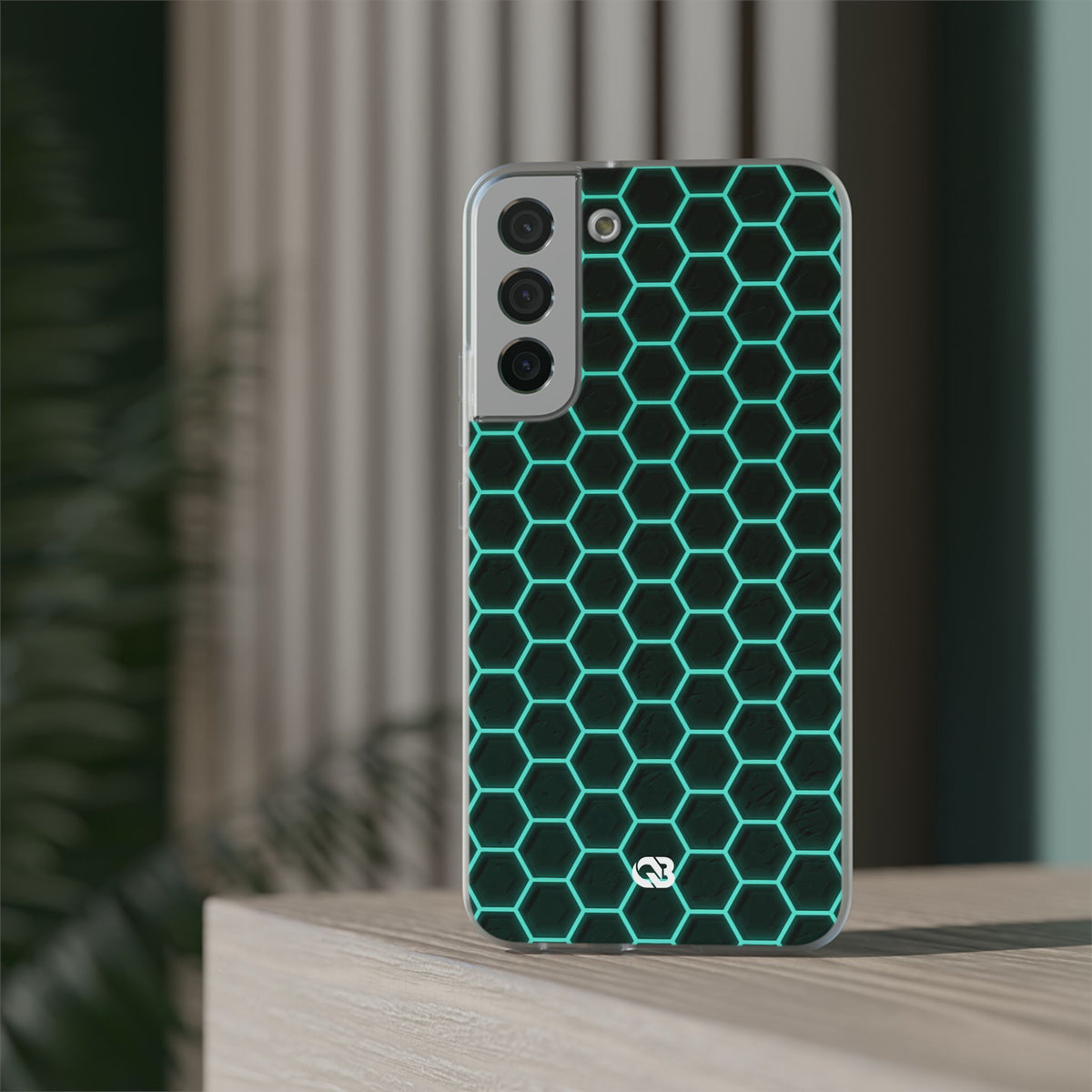 Neon Hex Spectrum · Lite Phone Case for Samsung · Teal