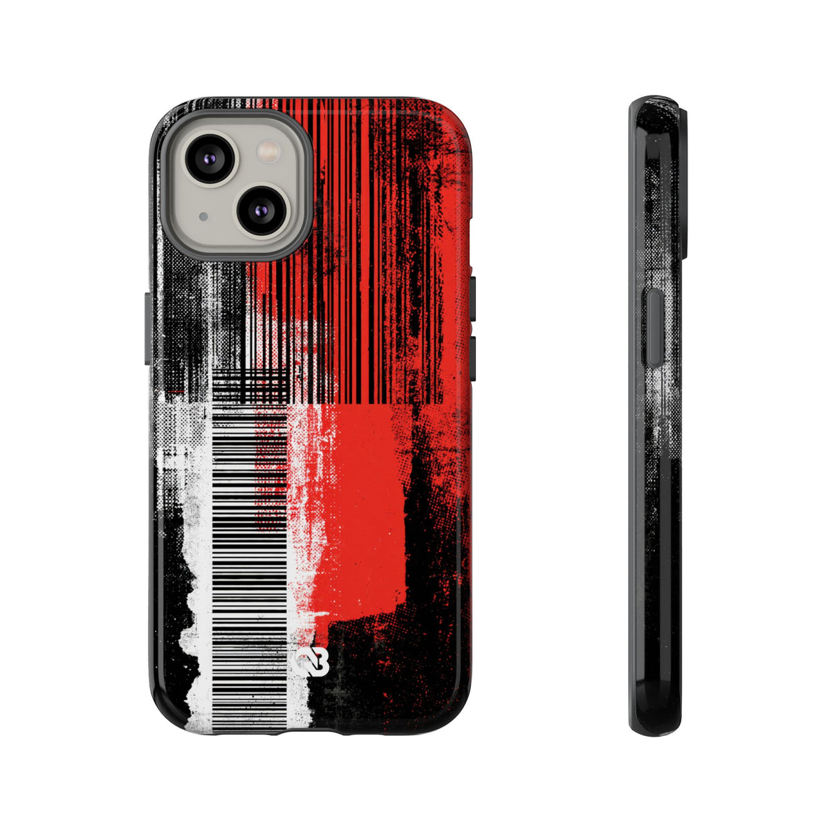 Distorted Barcode · Tough Phone Case for iPhone · Black