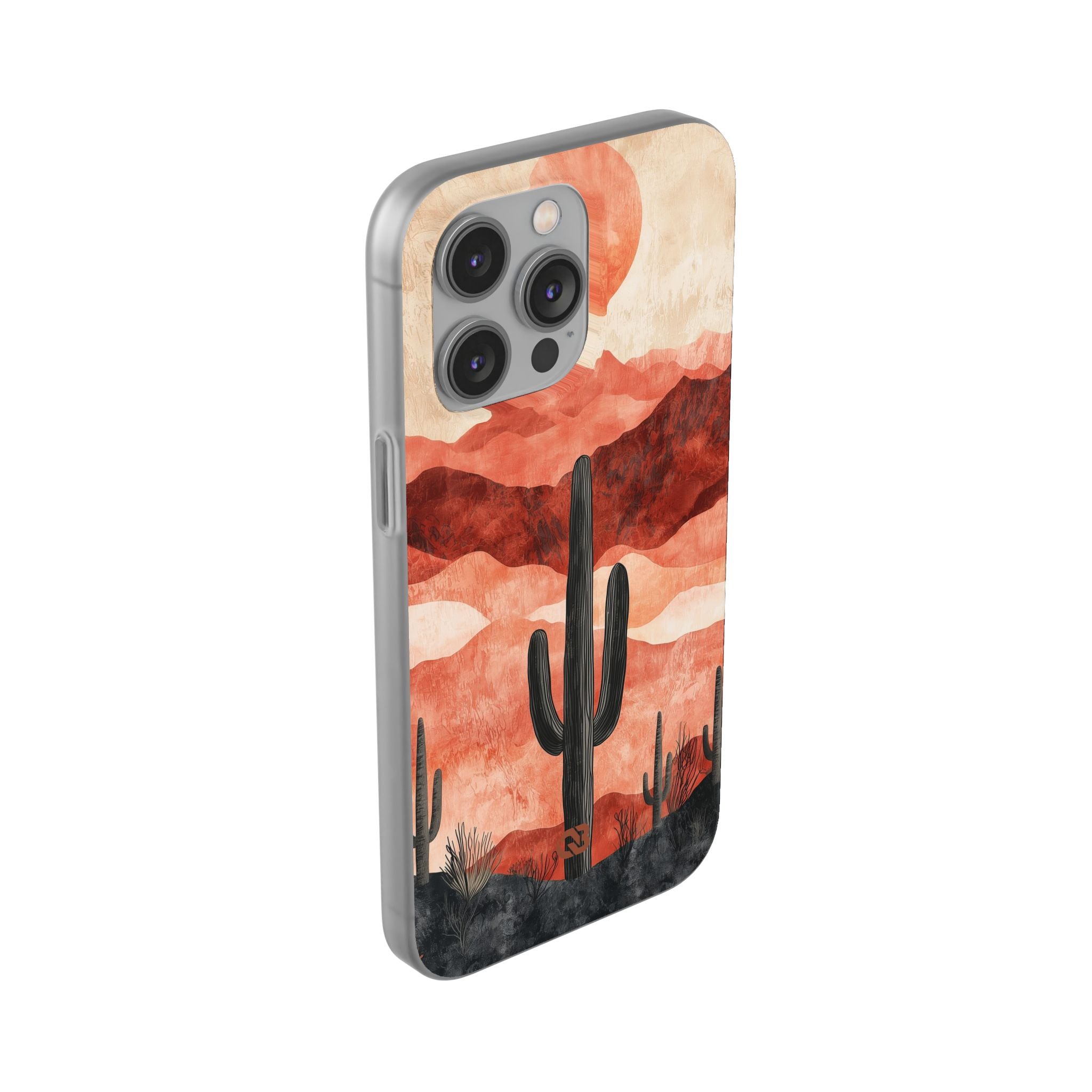 Terracotta Desert Sun · Soft Handyhülle für iPhone