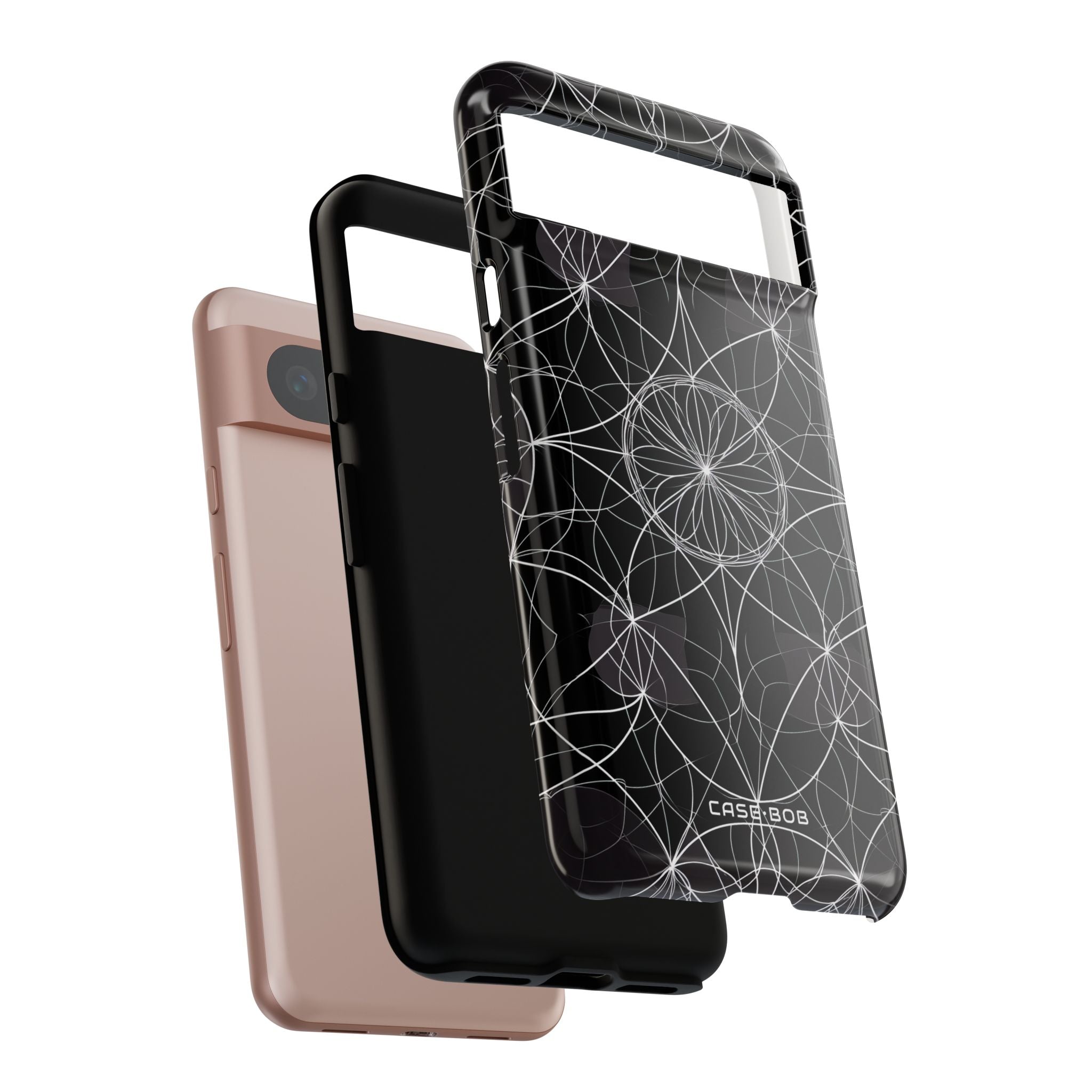 Radiant Petal Orbit Google Pixel 8 Case - Tough