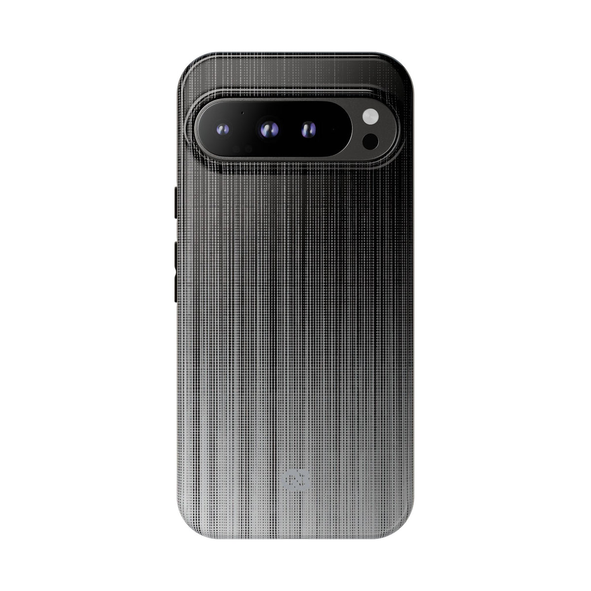 Grey Tough Phone Case for Google Pixel - Static Vertical Dither