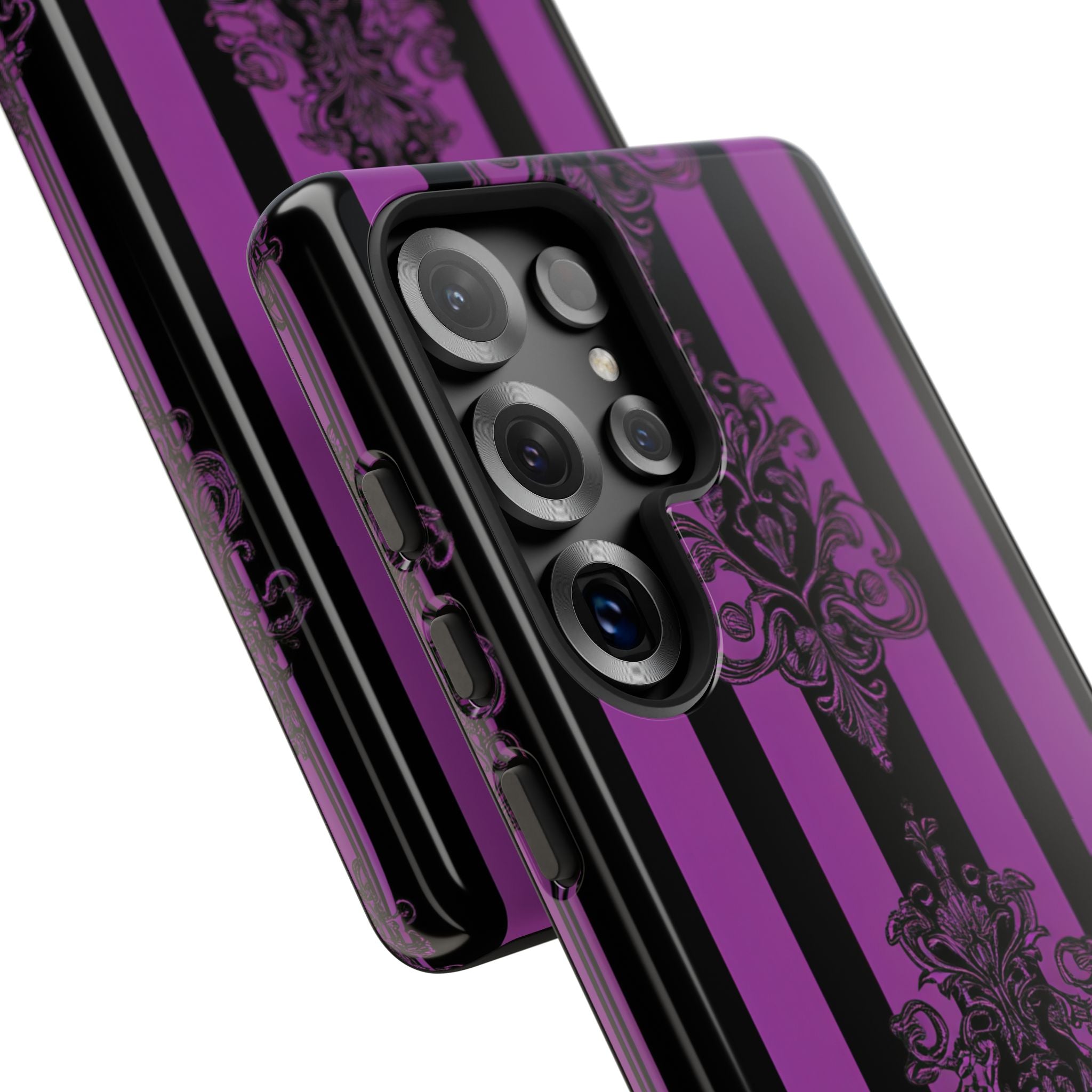Damask Elegance Purple Samsung S25 Ultra Case - Tough