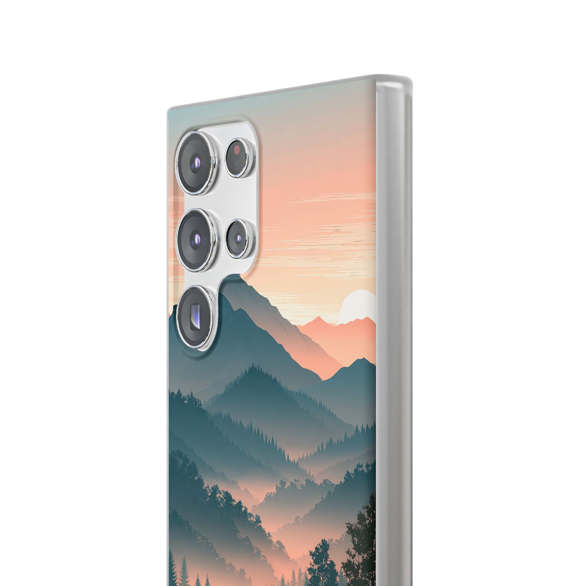 Teal Lite Phone Case for Samsung - Alpine Teal Horizon